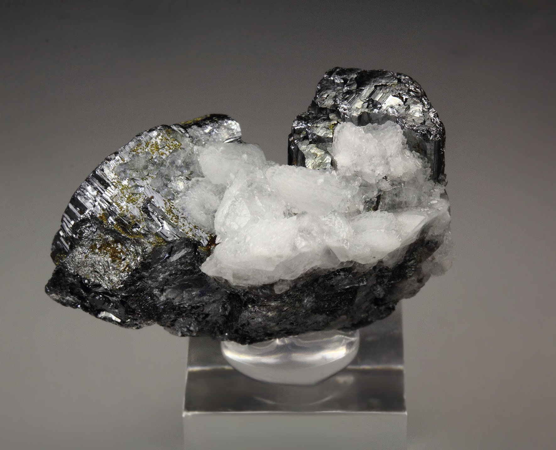 PYRARGYRITE, CHALCOPYRITE, CALCITE