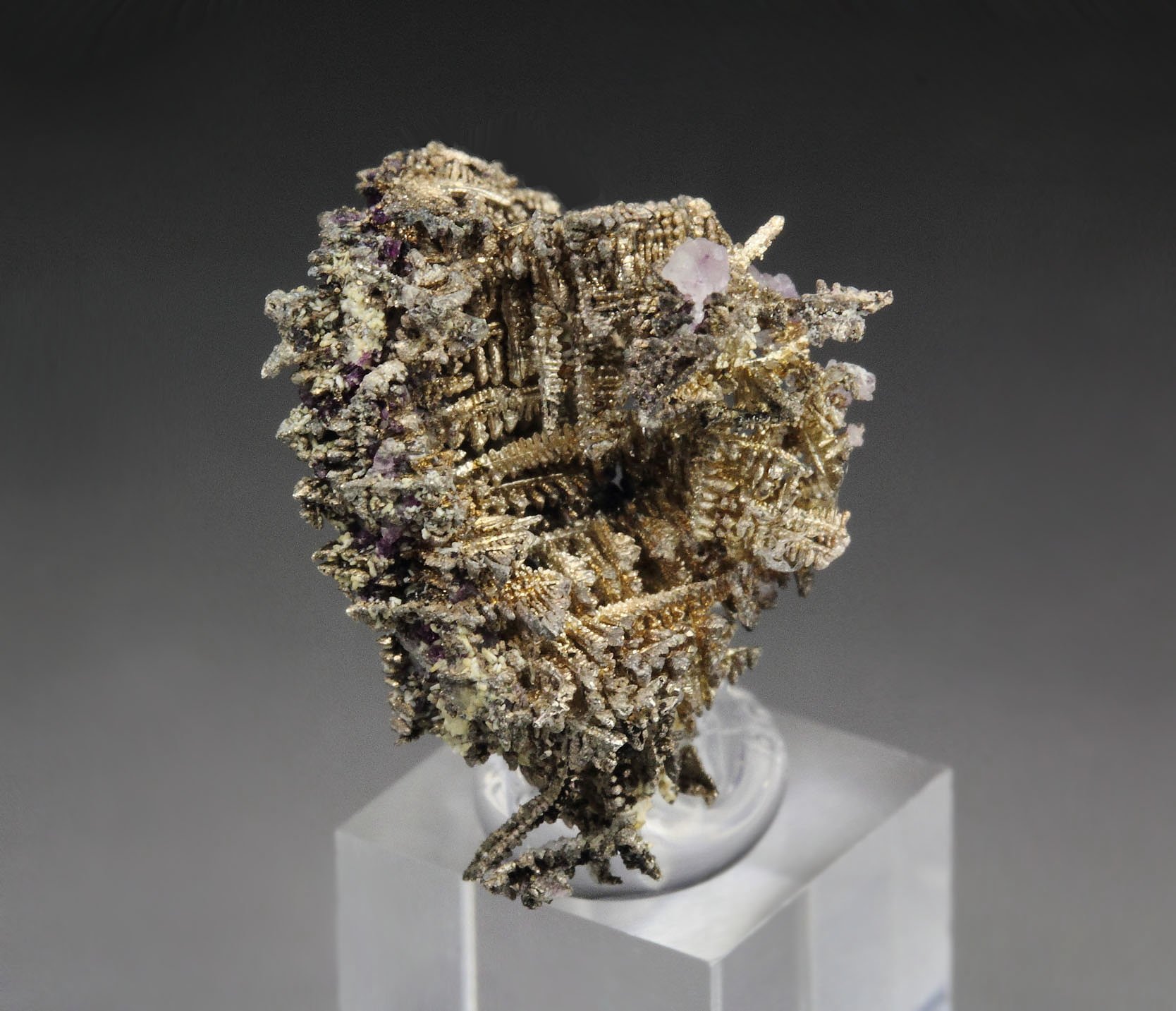 SILVER - SPINEL LAW TWIN, FLUORITE