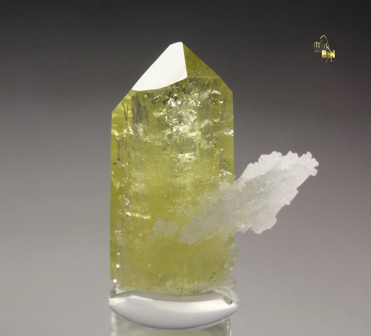 gem BRAZILIANITE, ALBITE