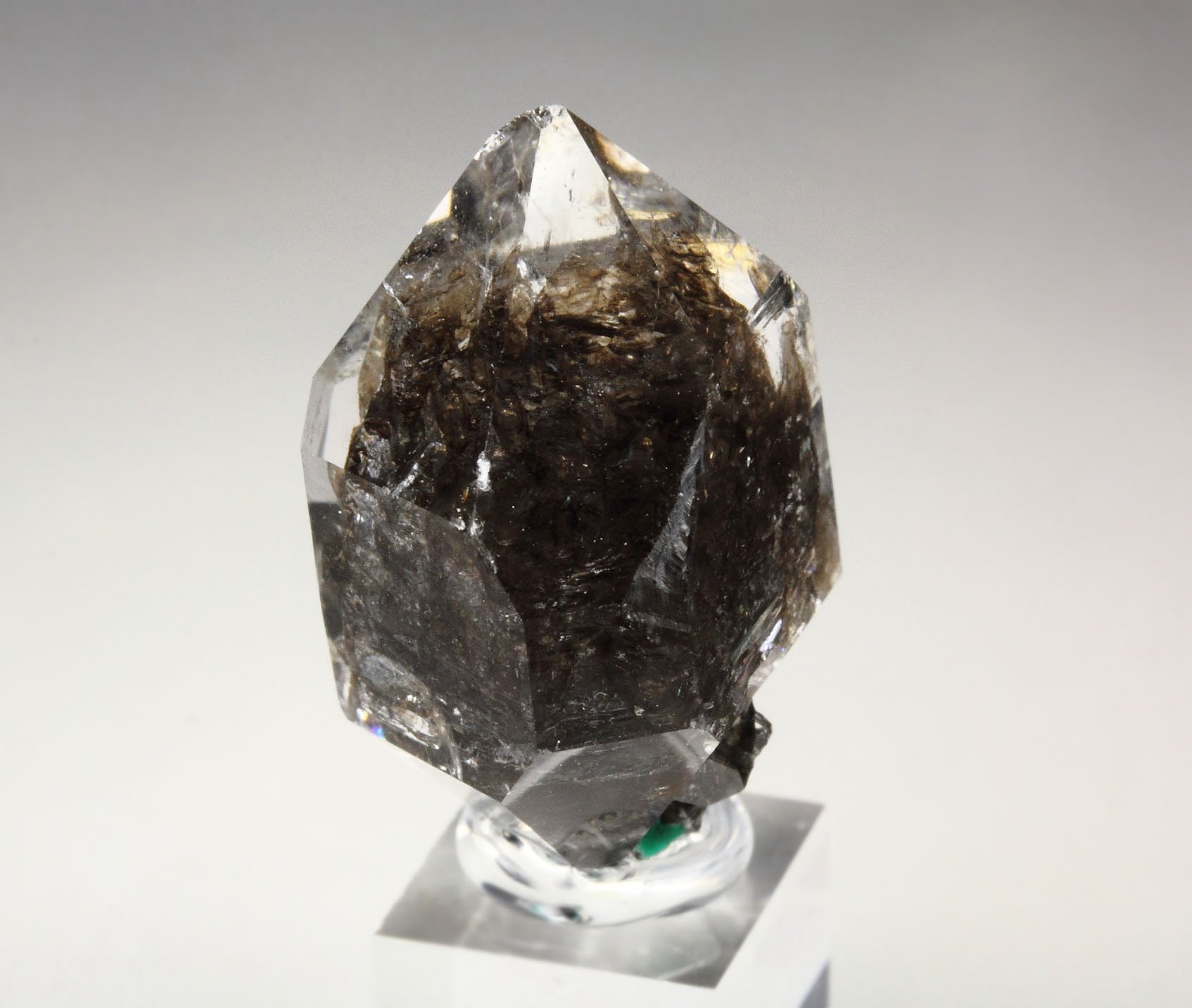 QUARTZ with bitumen inclusions