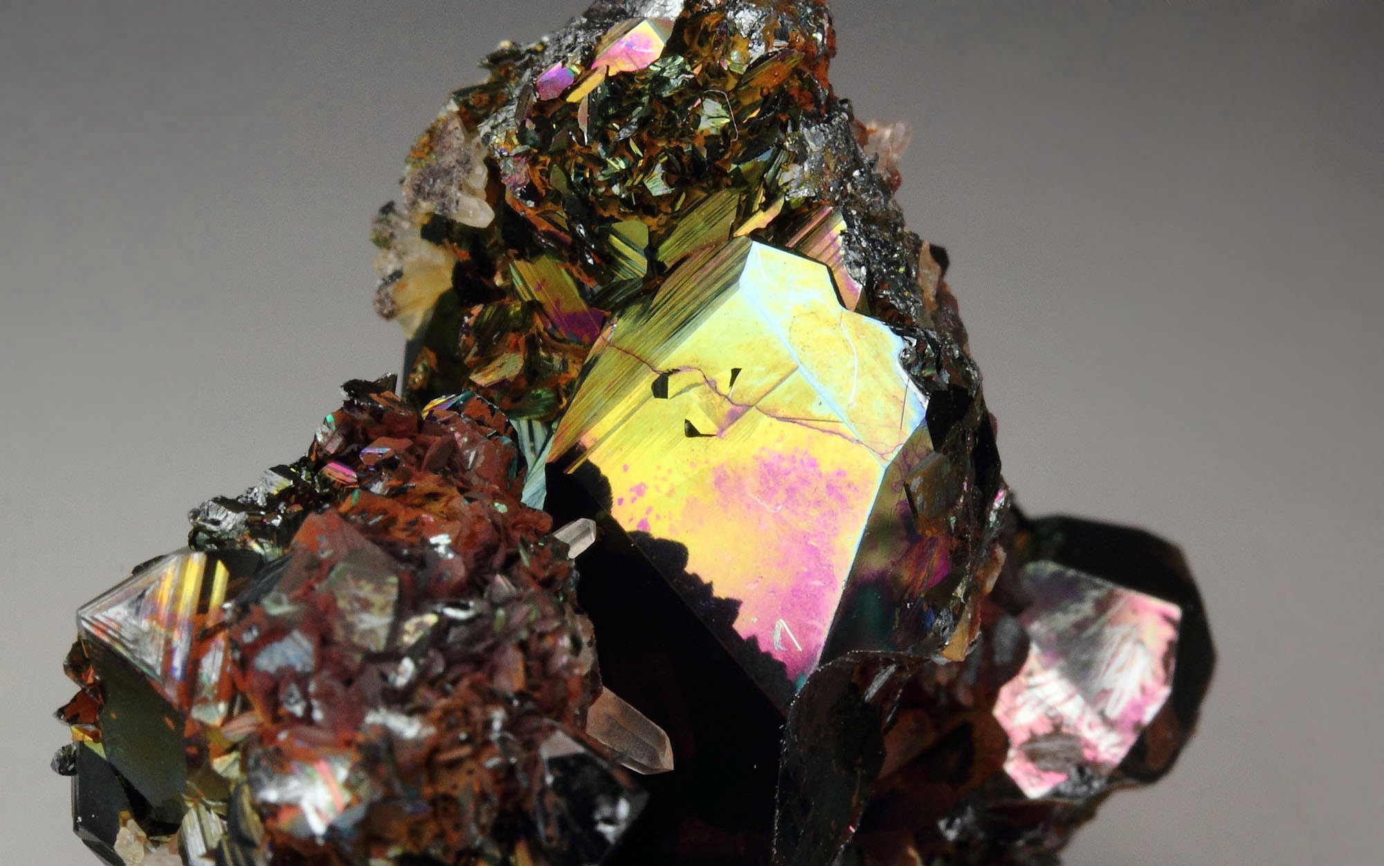 iridescent HEMATITE