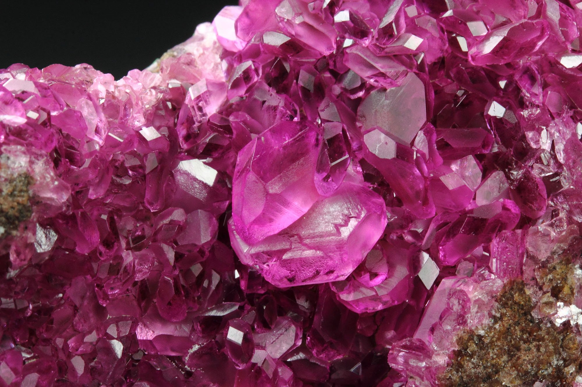 KOLWEZITE pseudomorph after CUPRITE, DOLOMITE var. COBALTOAN DOLOMITE