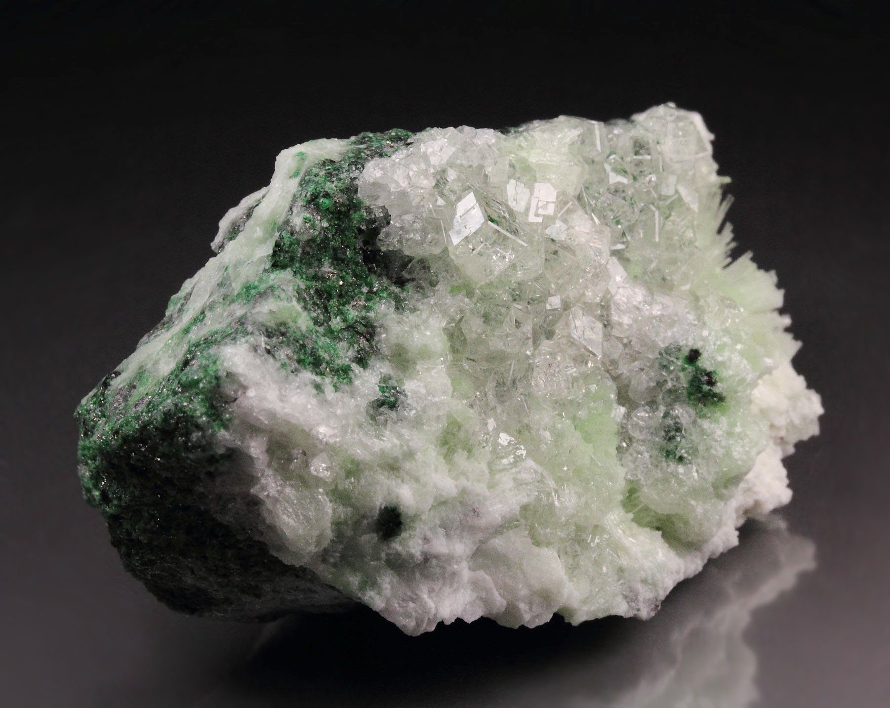 colorless gem GARNET var. GROSSULAR, DIOPSIDE