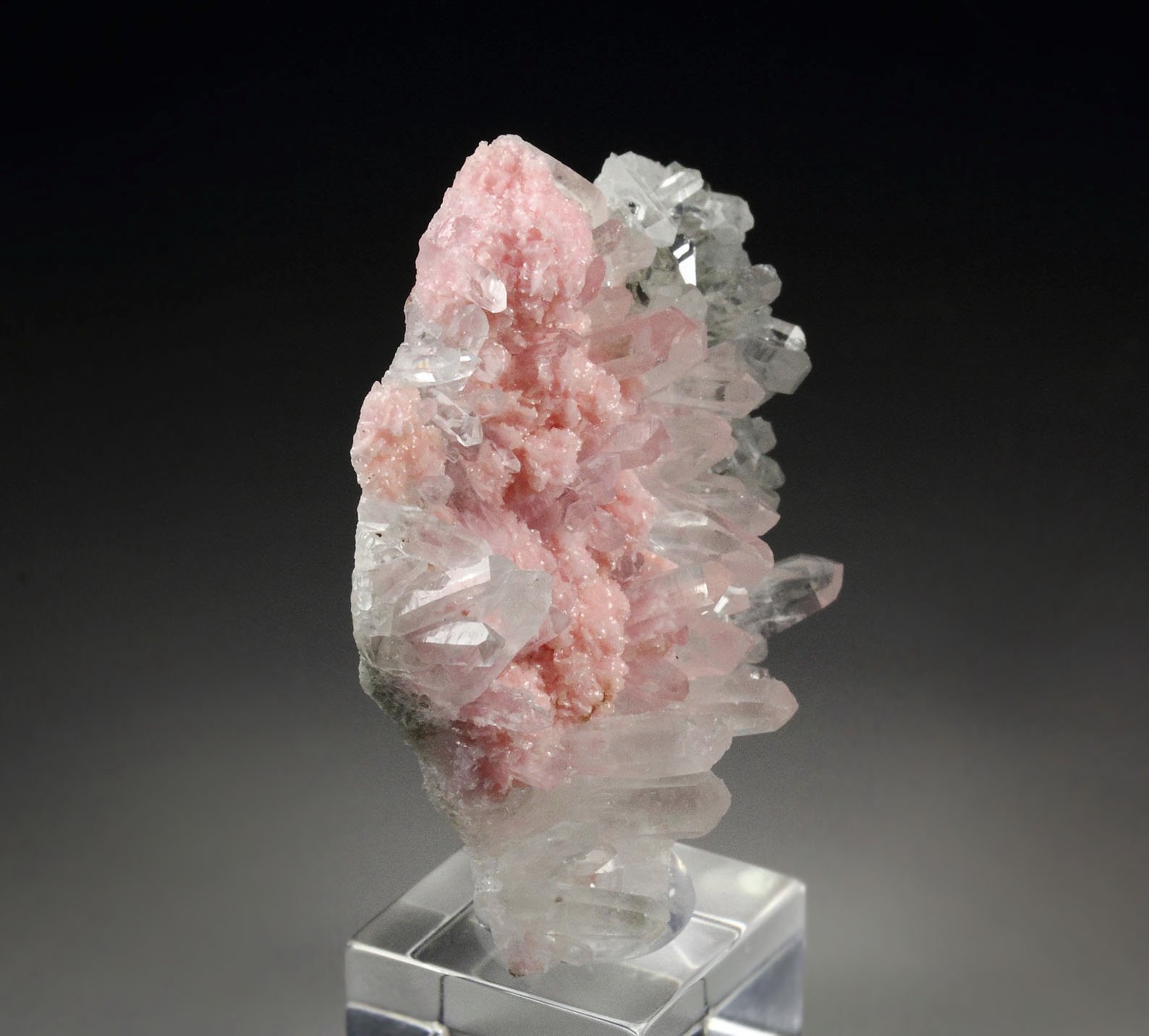 new find - RHODOCHROSITE, QUARTZ, SPHALERITE