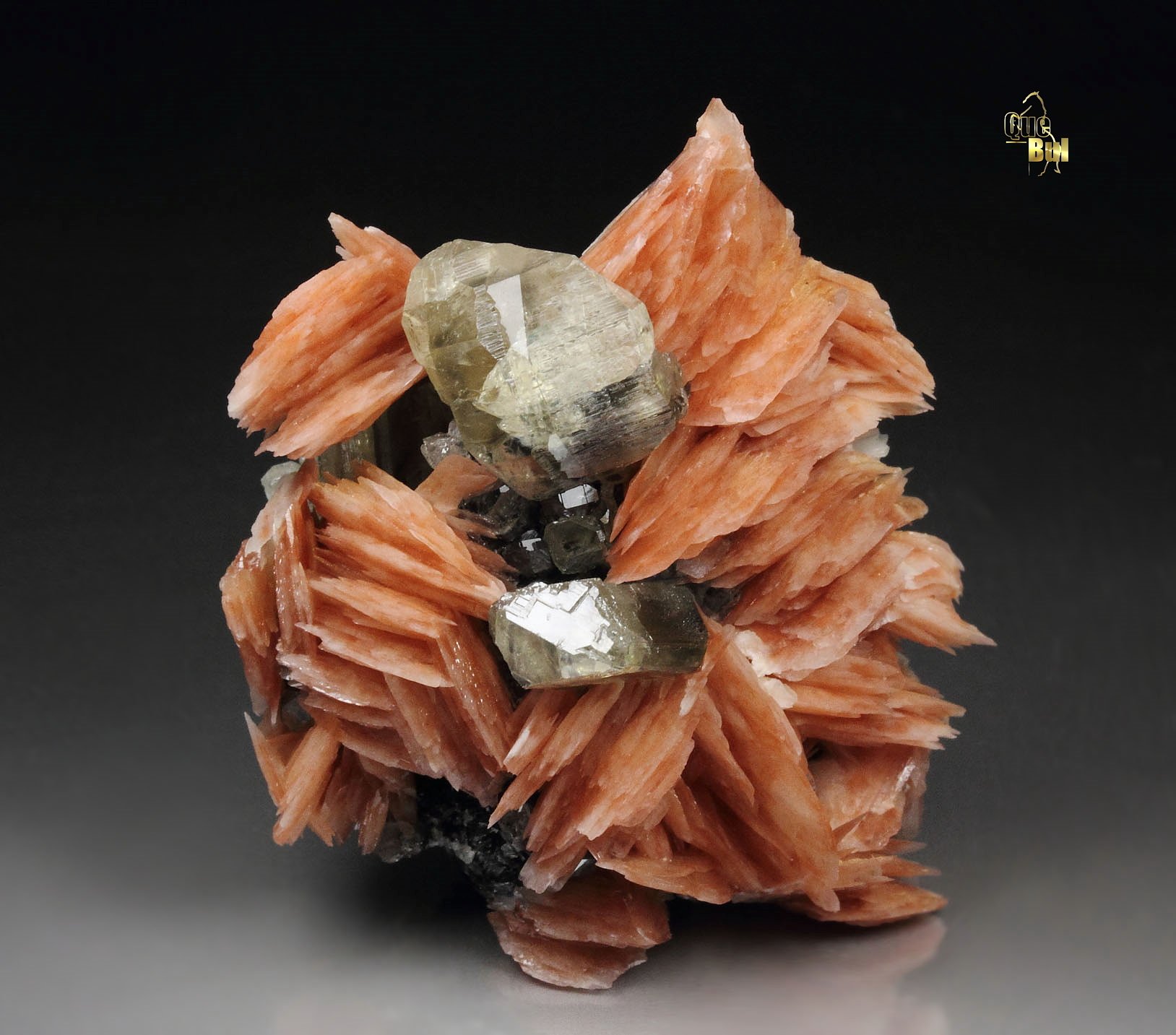 gemmy CERUSSITE, BARYTE