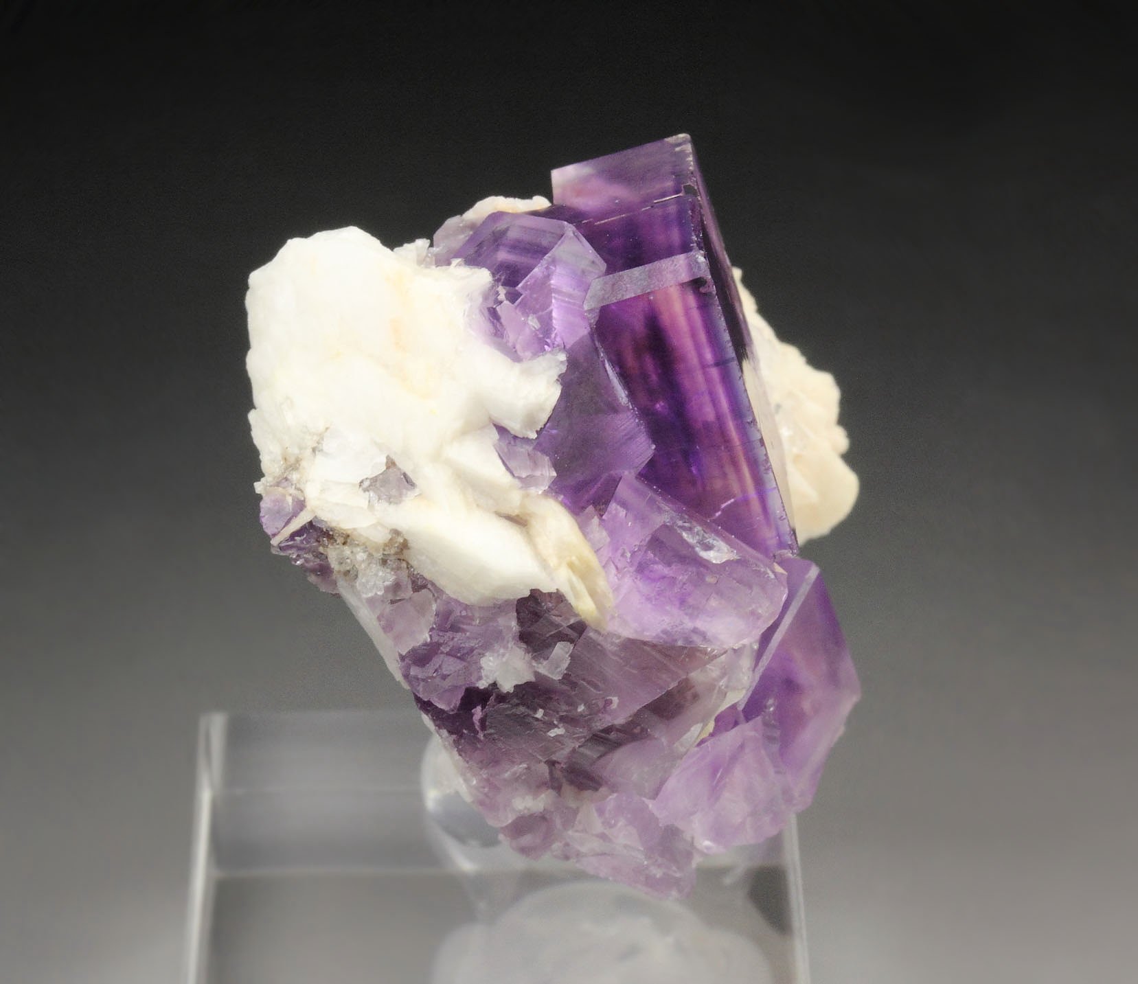 FLUORITE with PHANTOMS, BARYTE