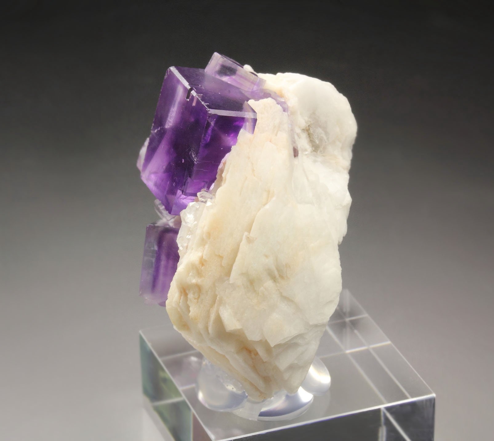 FLUORITE with PHANTOMS, BARYTE