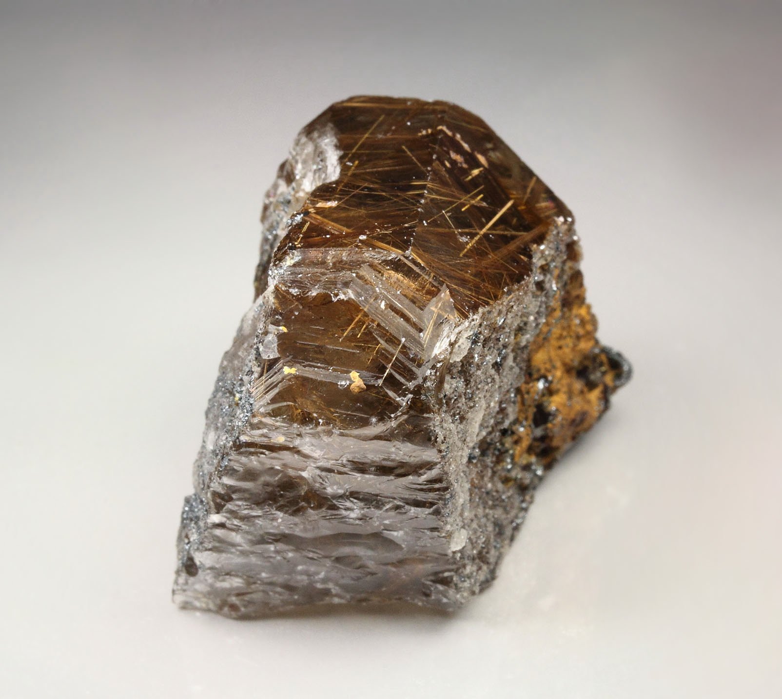 QUARTZ with RUTILE inclusions