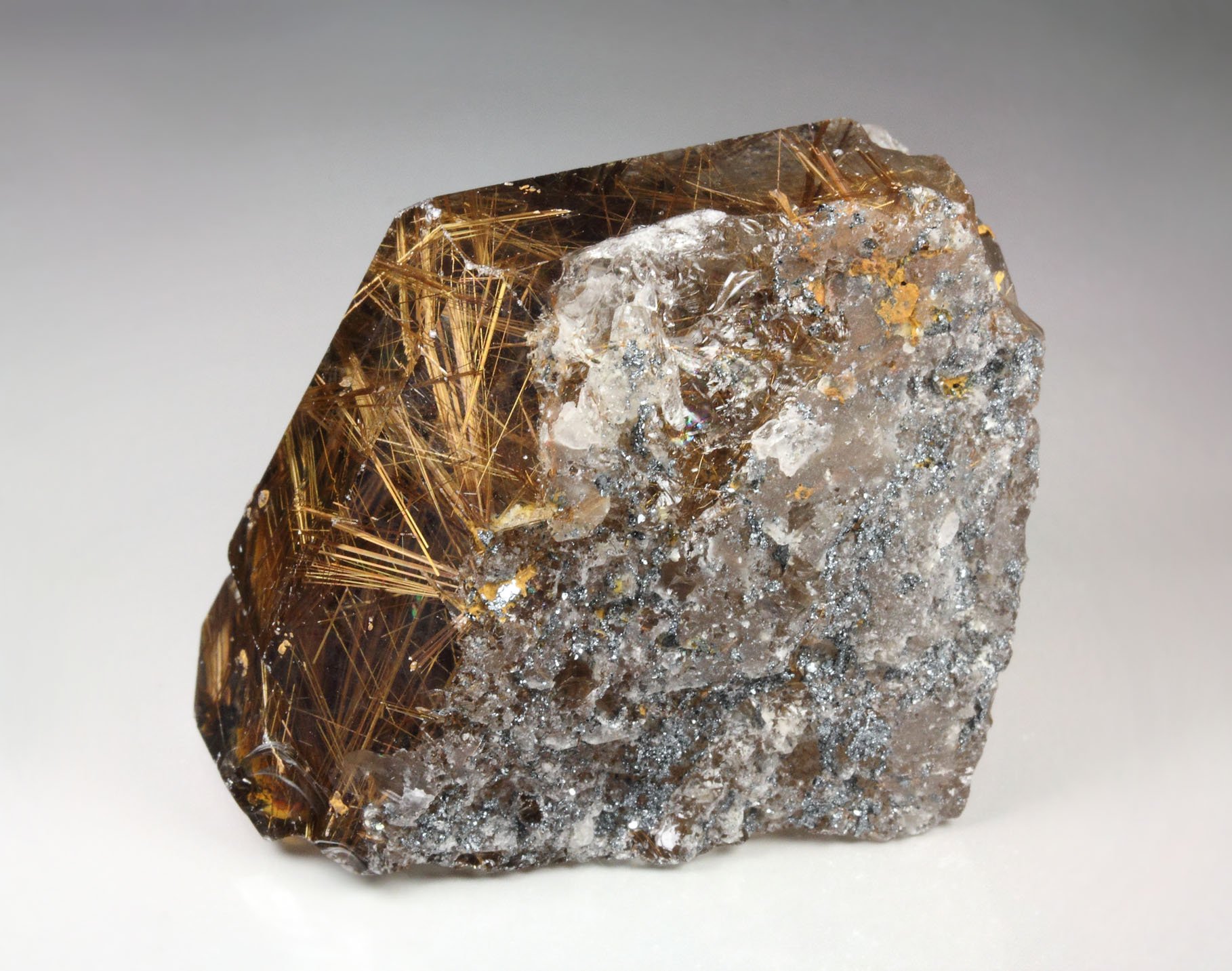 QUARTZ with RUTILE inclusions