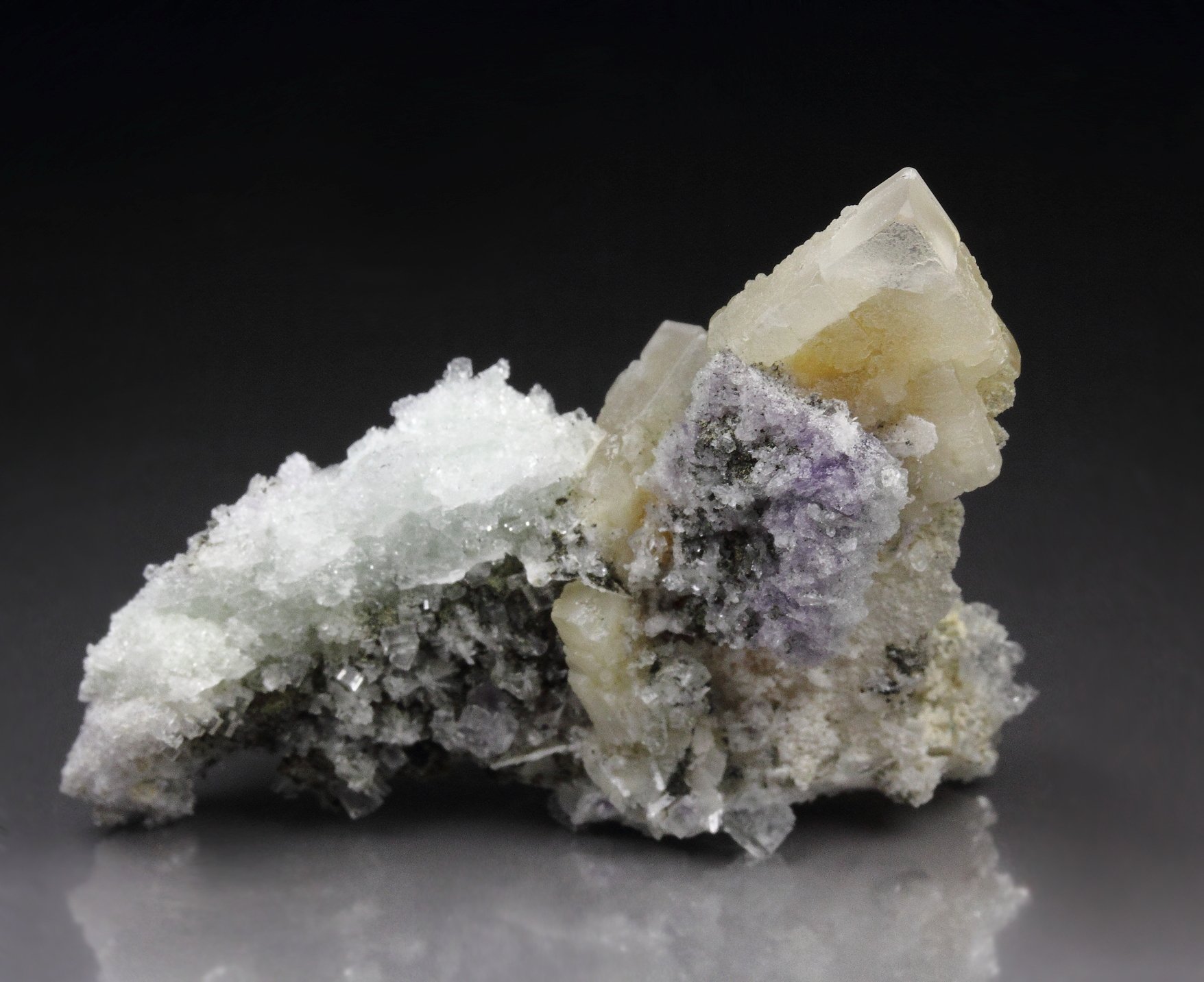 BARYTE, QUARTZ, FLUORITE