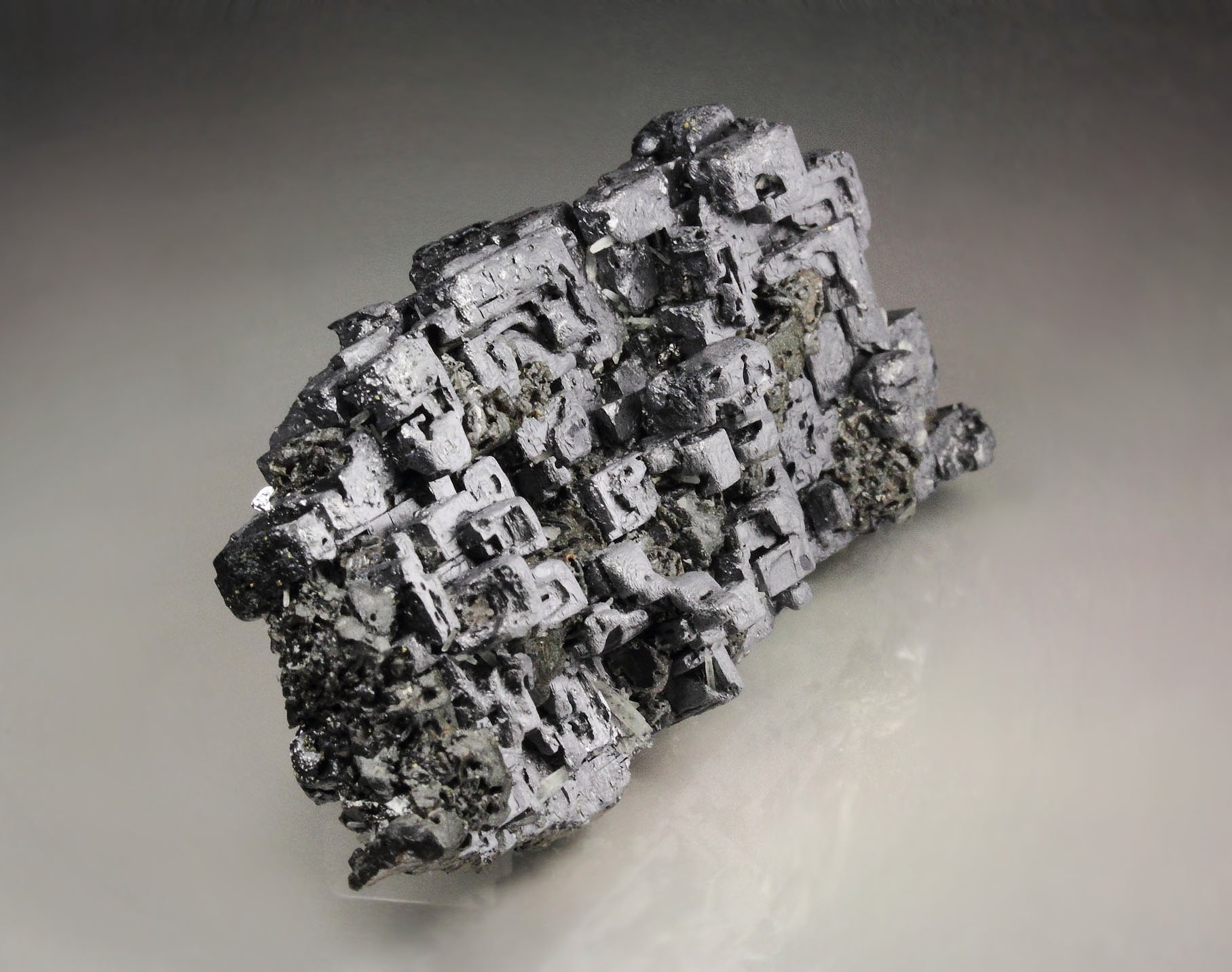 skeletal GALENA, SPHALERITE, QUARTZ