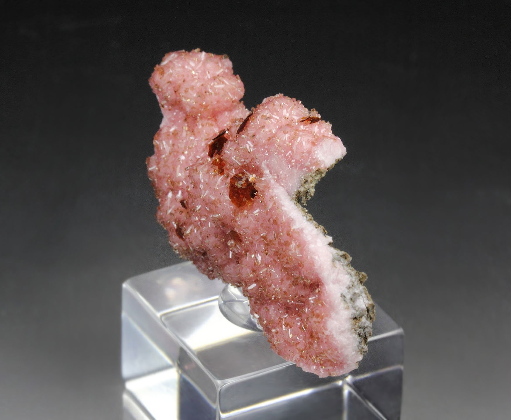 SHIGAITE, RHODOCHROSITE