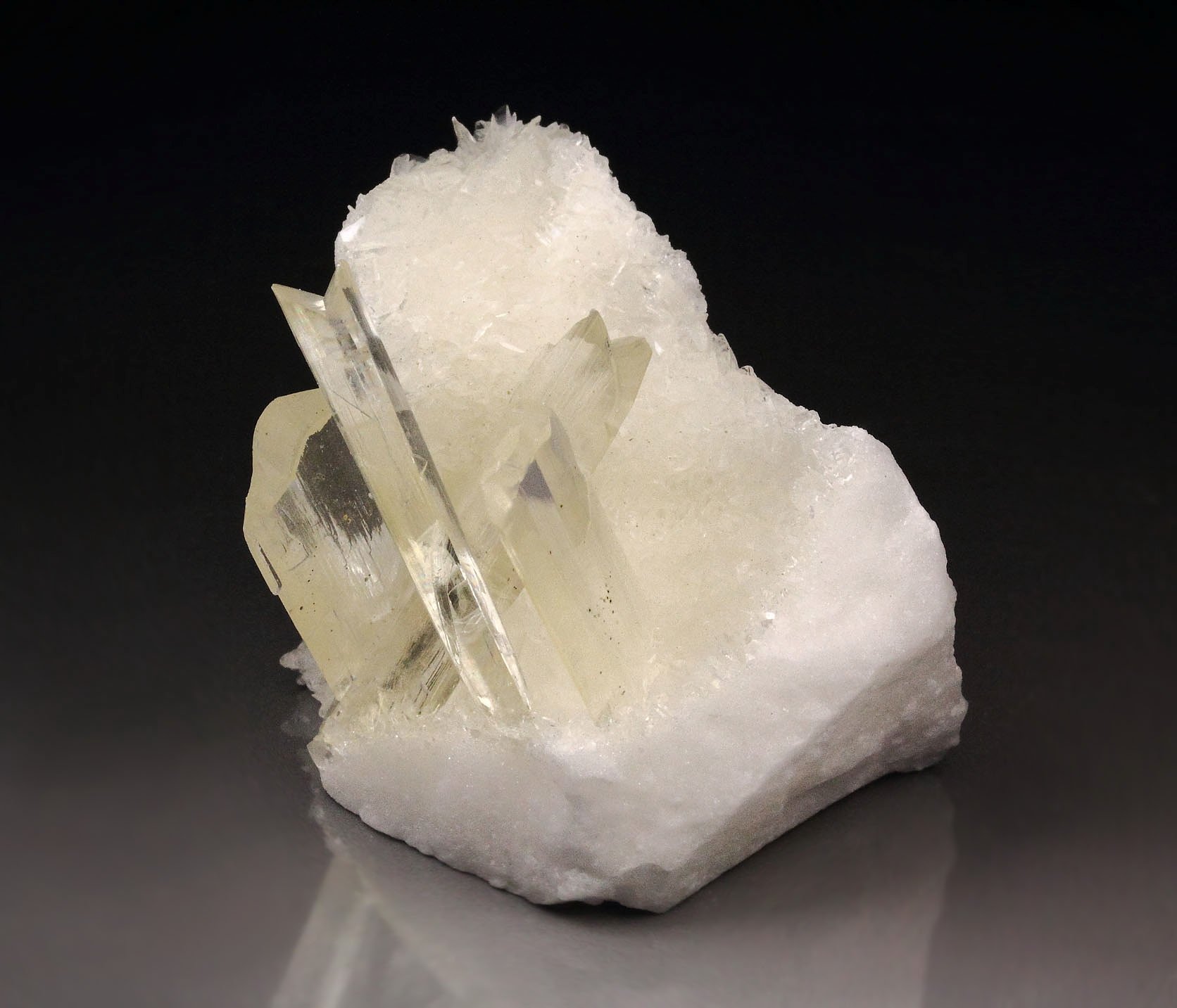 twinned GYPSUM var. SELENITE