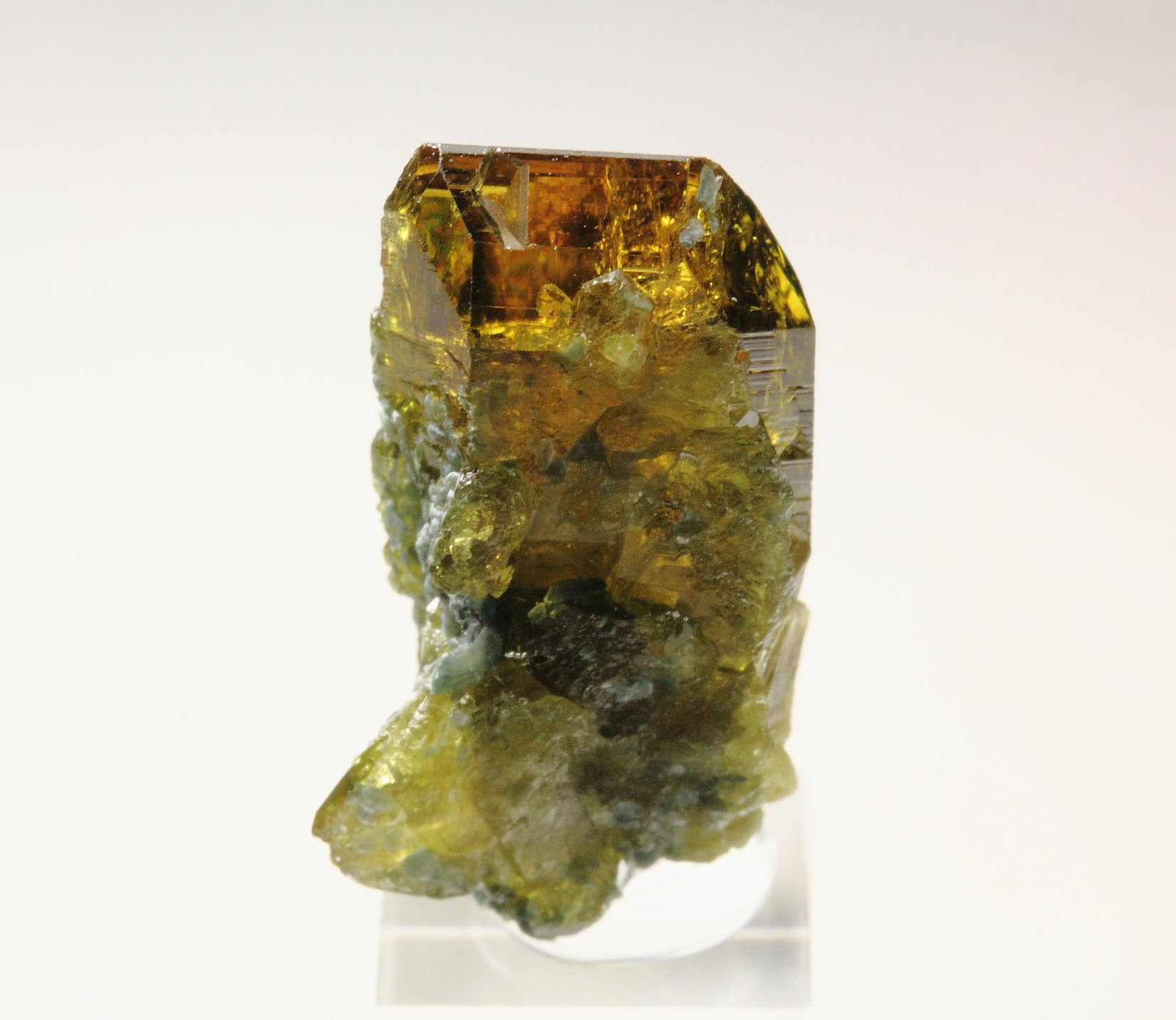 gem EPIDOTE, CLINOCHLORE