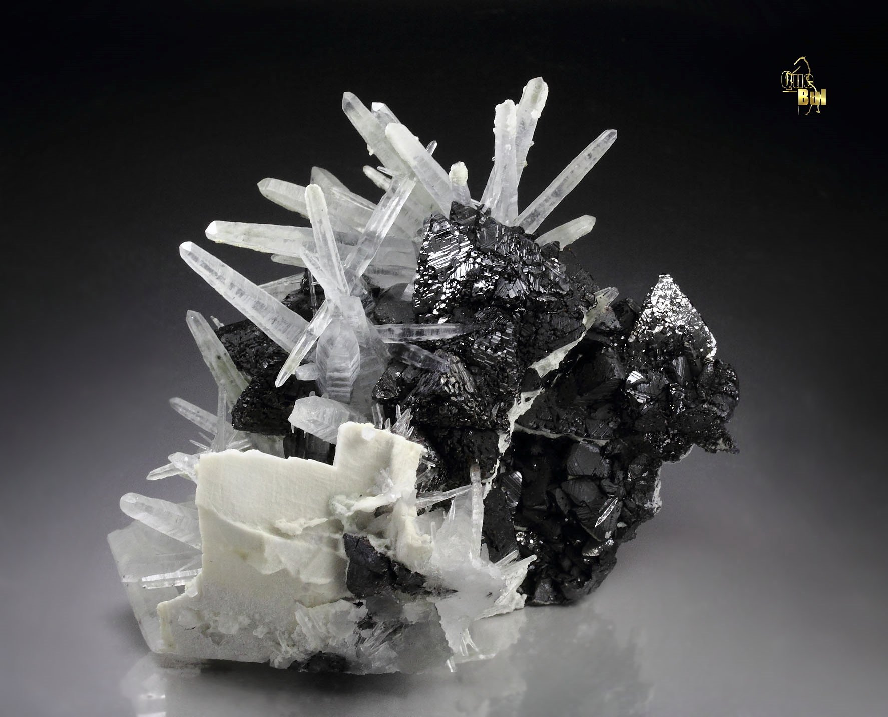 SPHALERITE, QUARTZ, CALCITE