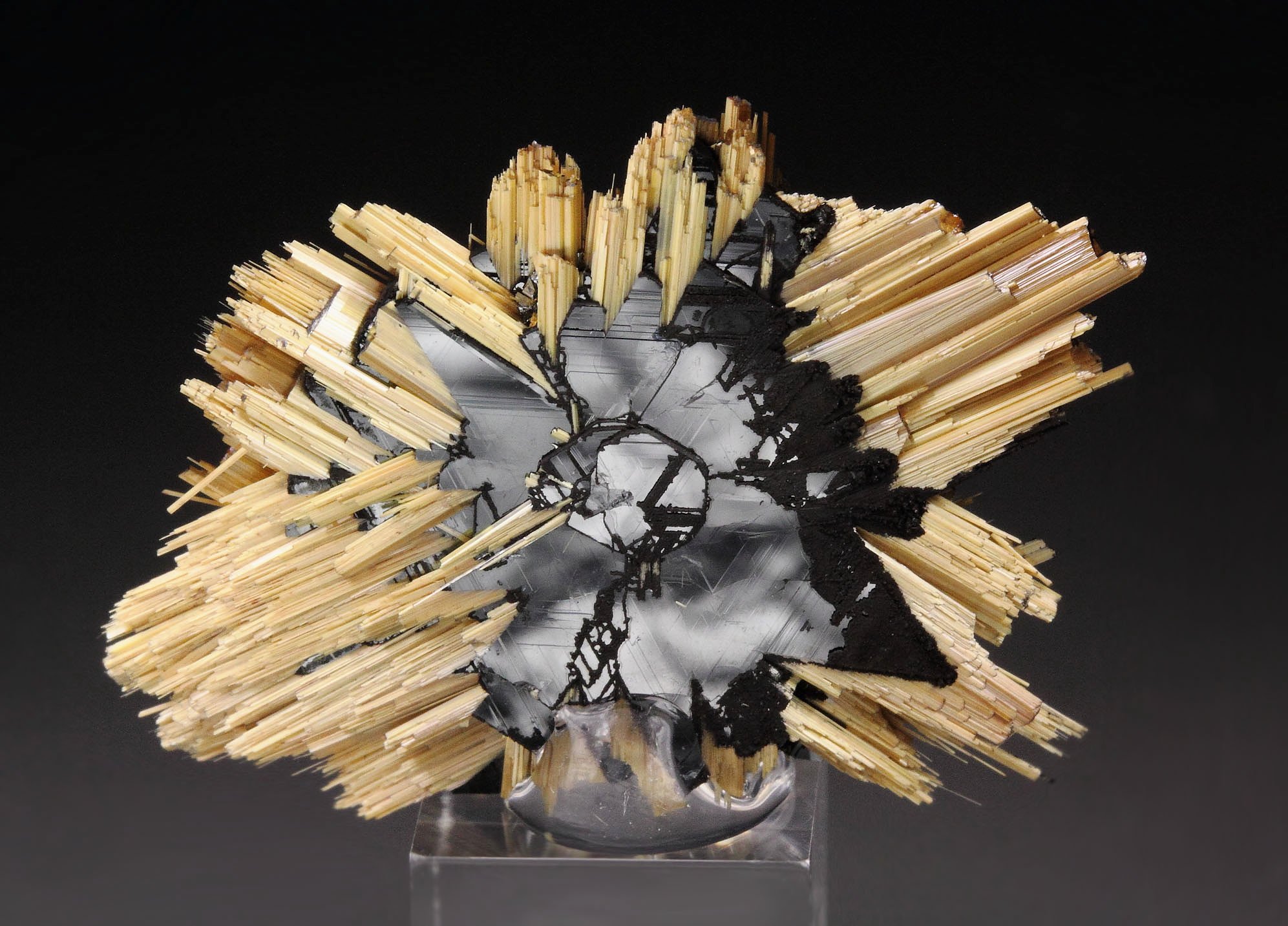 RUTILE, HEMATITE