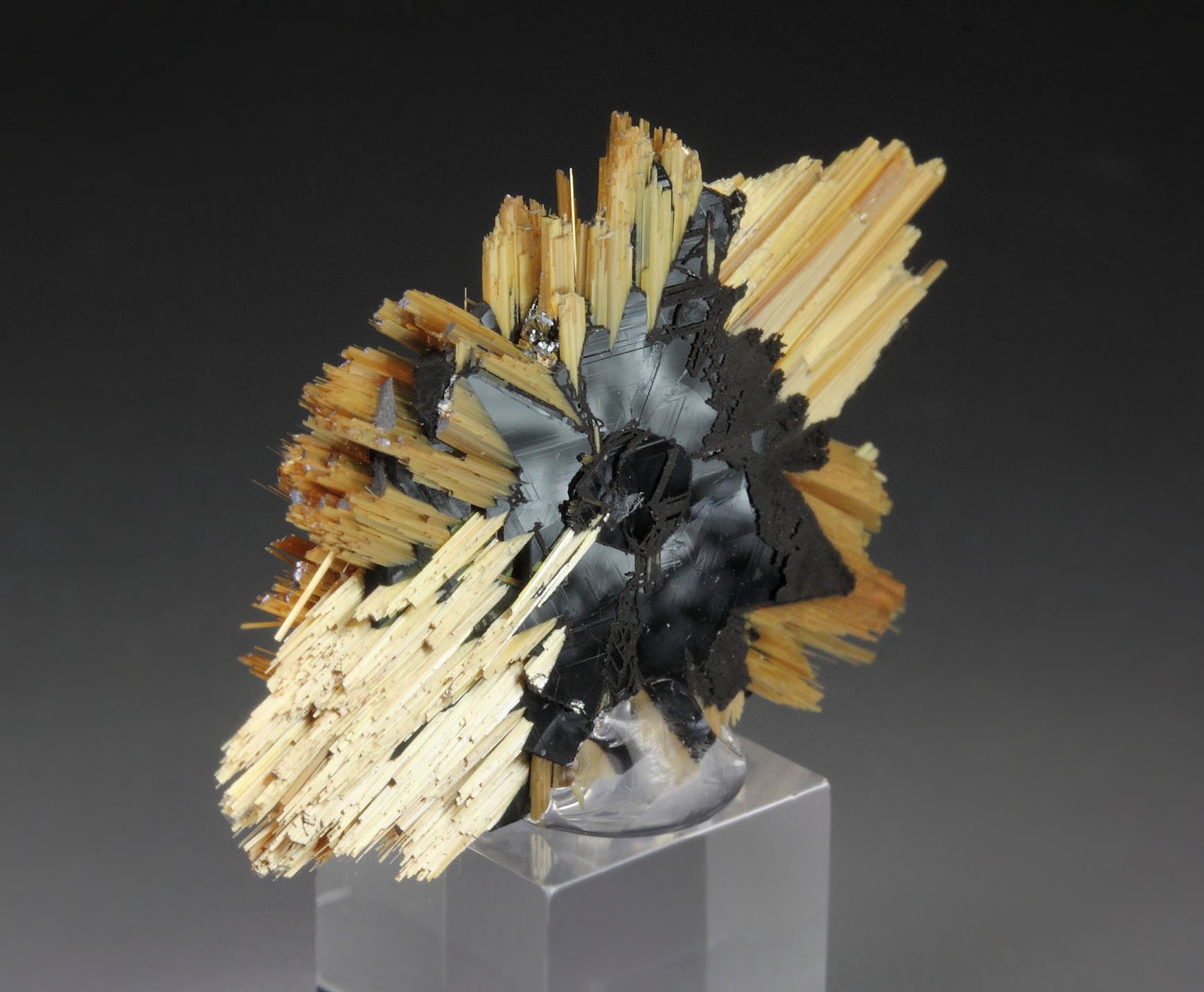 RUTILE, HEMATITE