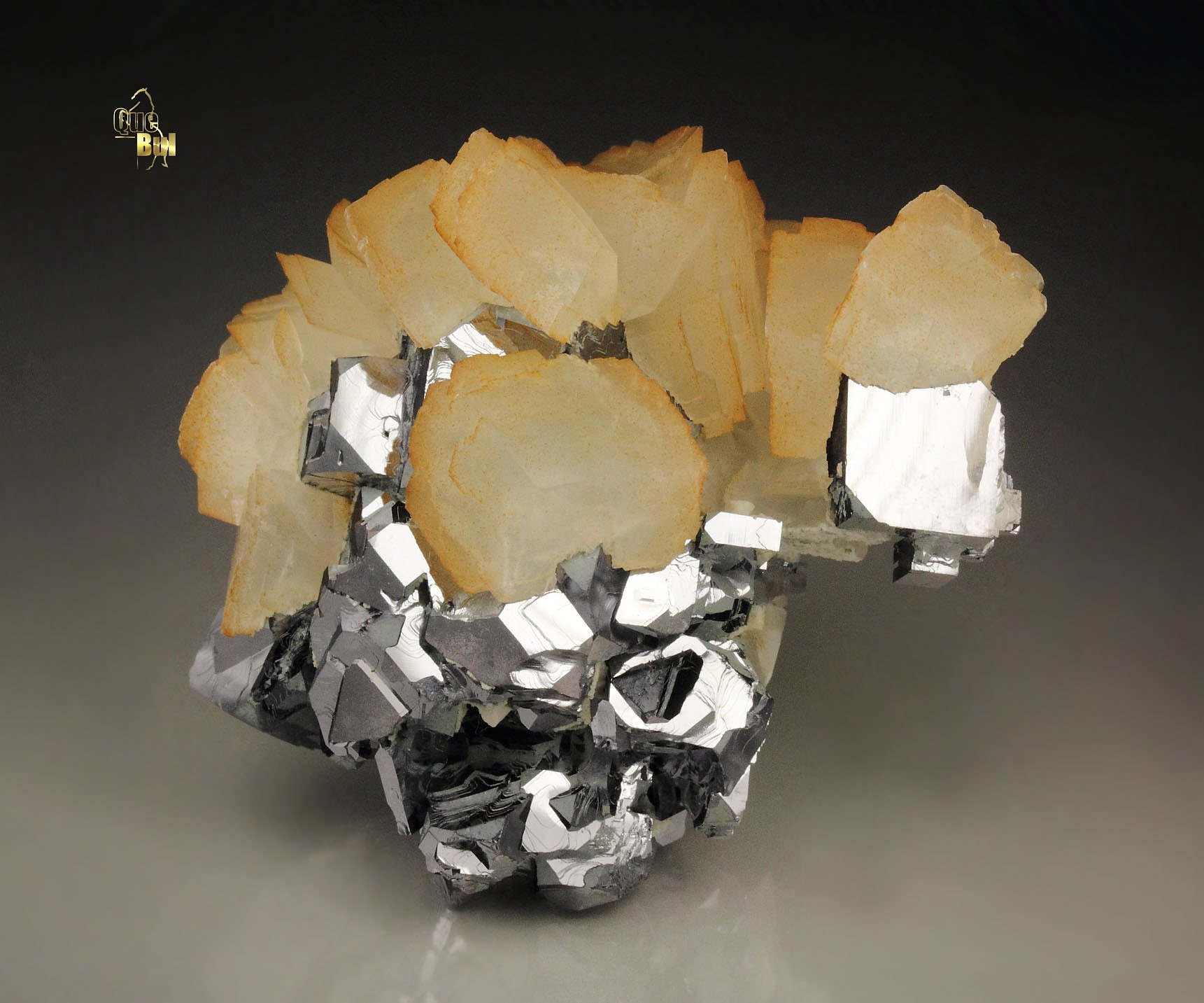 GALENA, CALCITE