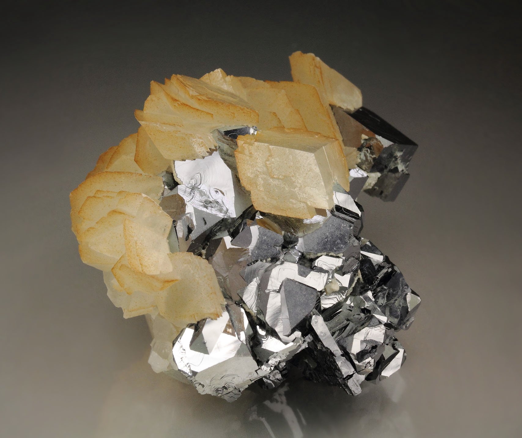 GALENA, CALCITE