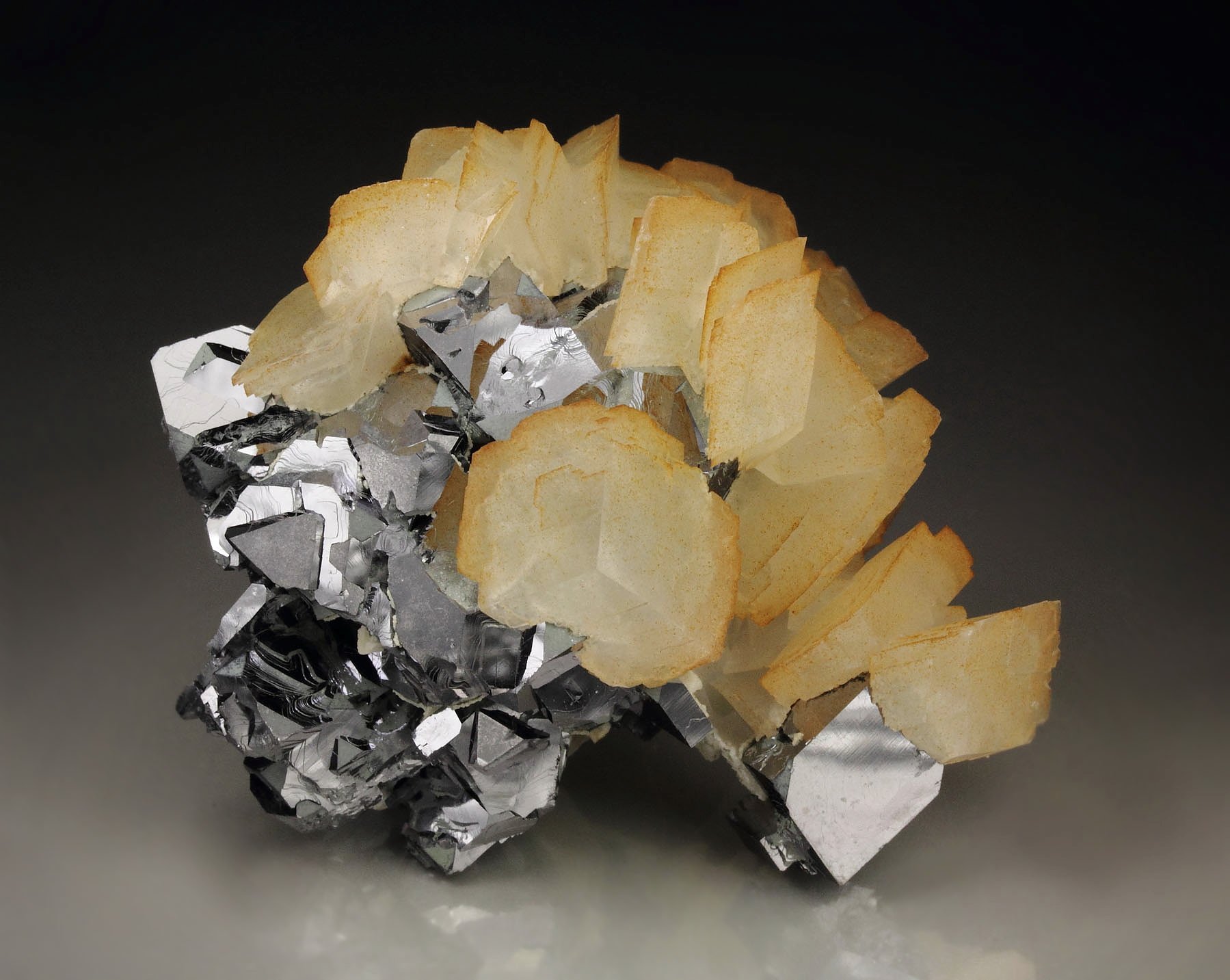 GALENA, CALCITE