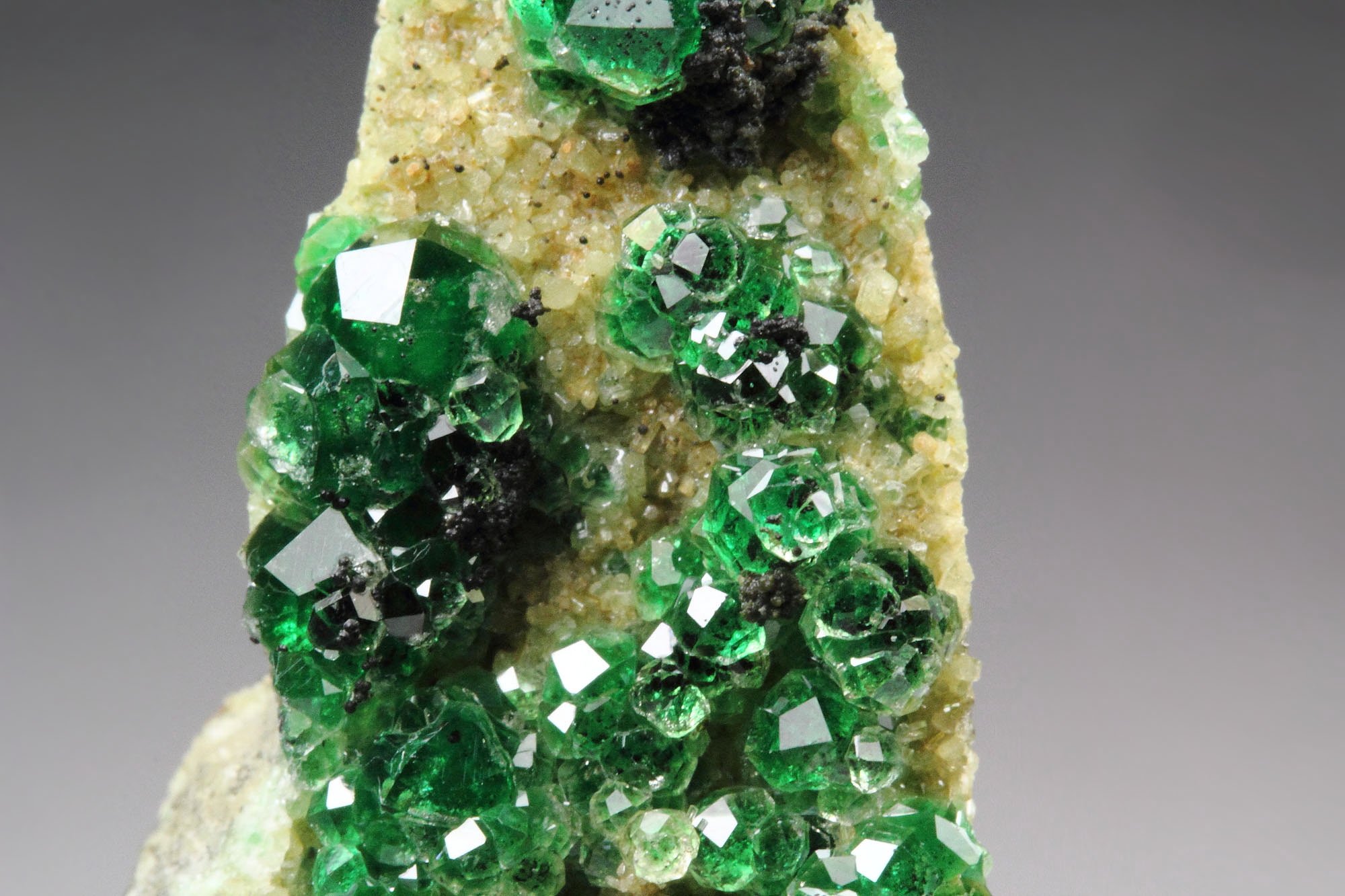 gem GARNET var. GROSSULAR var. CHROMIAN, CHROMITE, DIOPSIDE