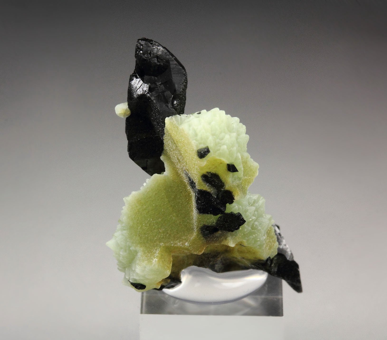 BABINGTONITE, PREHNITE 