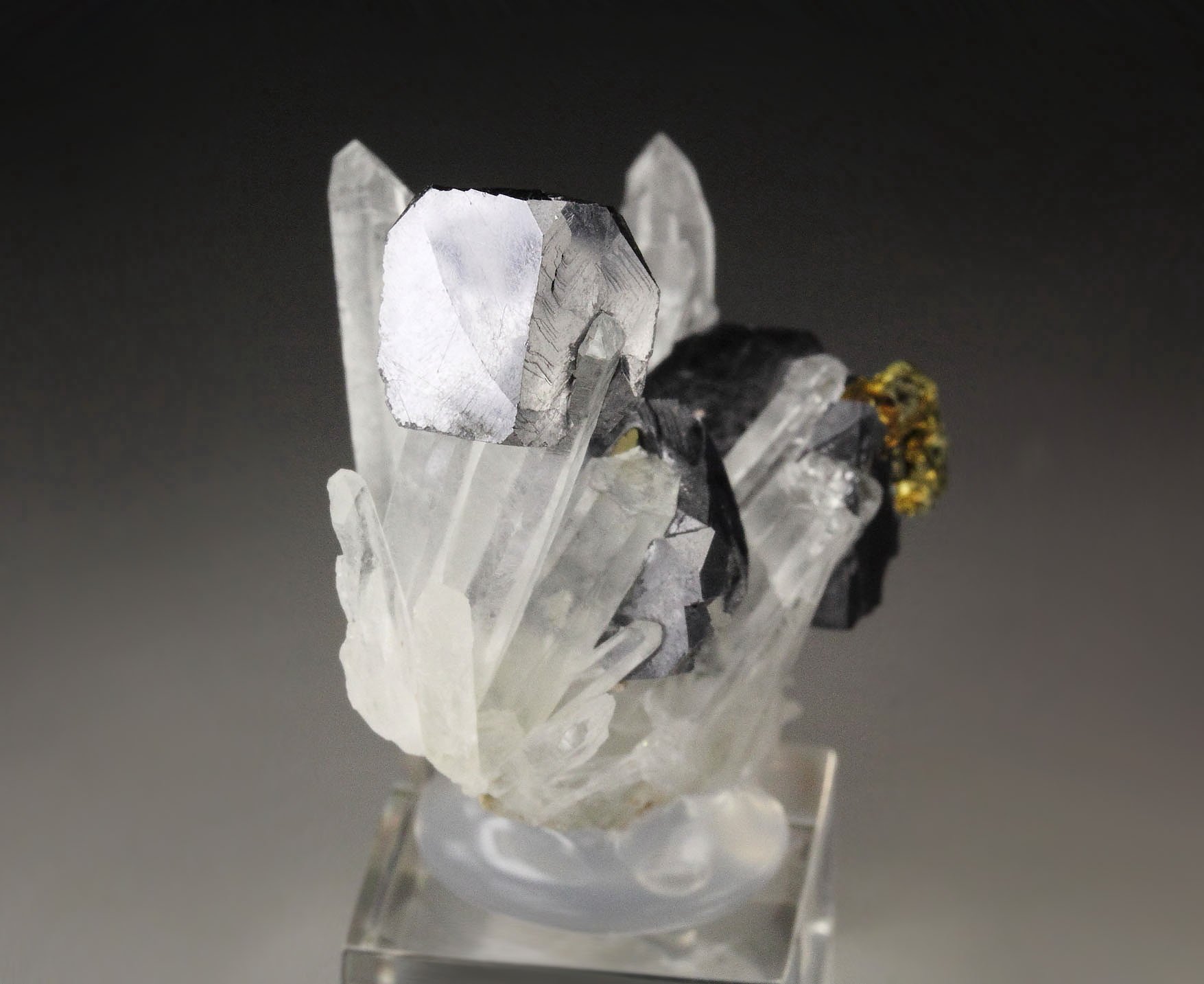 GALENA, QUARTZ, CHALCOPYRITE