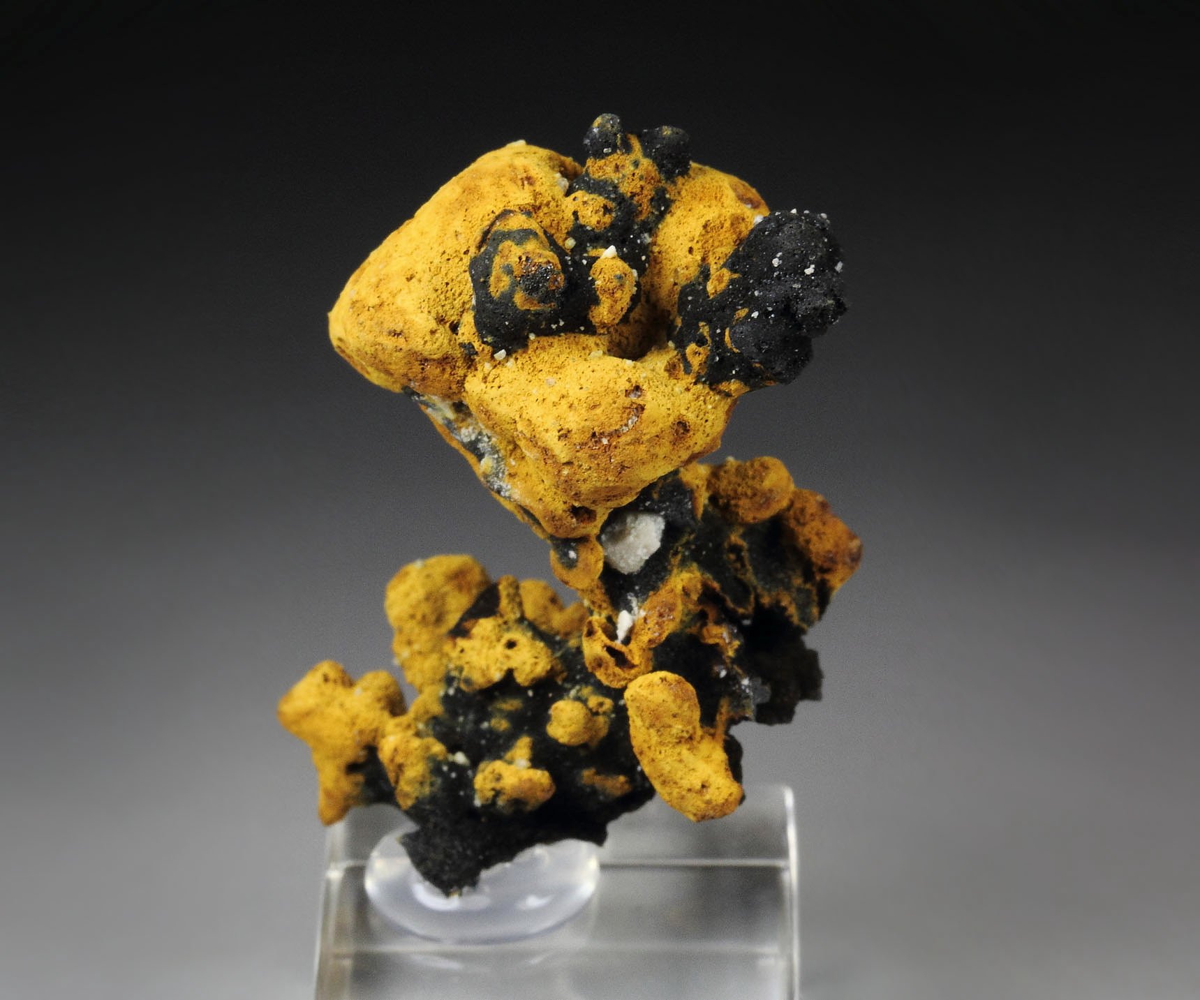 ROMANECHITE, GOETHITE