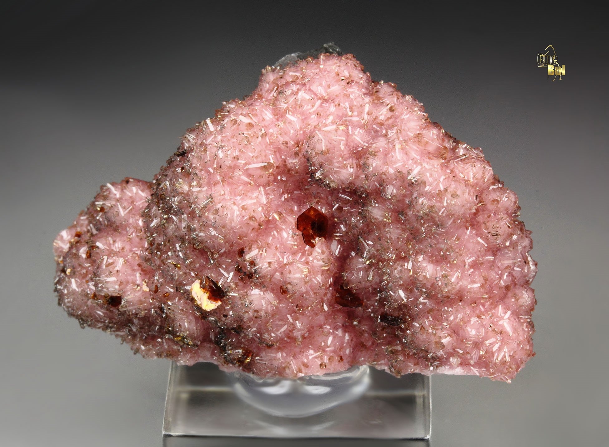 SHIGAITE, RHODOCHROSITE