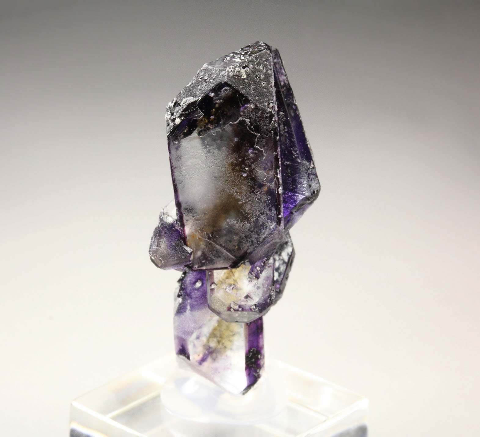 new find - FLUORITE - SPINEL LAW TWIN floater