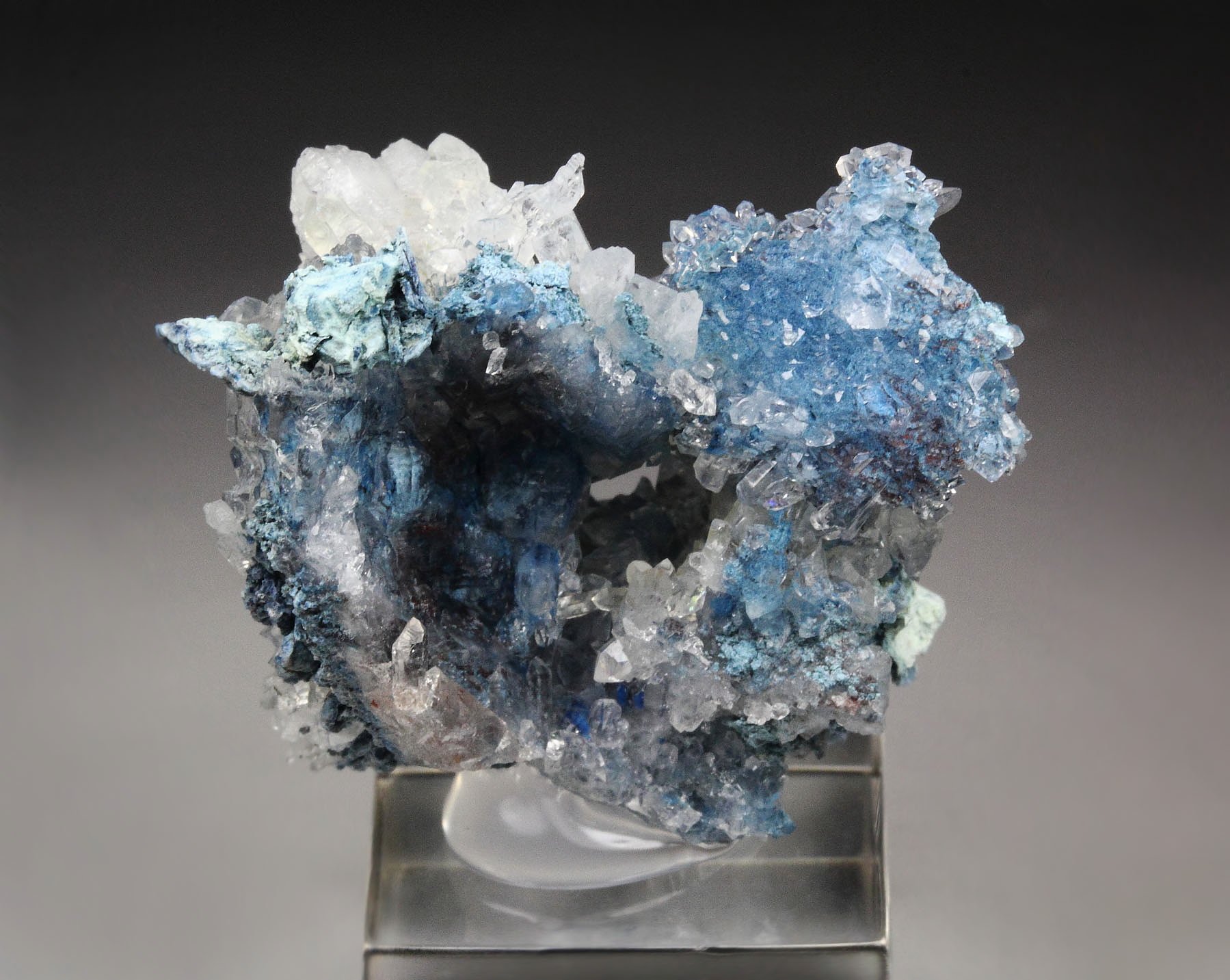 SHATTUCKITE, QUARTZ