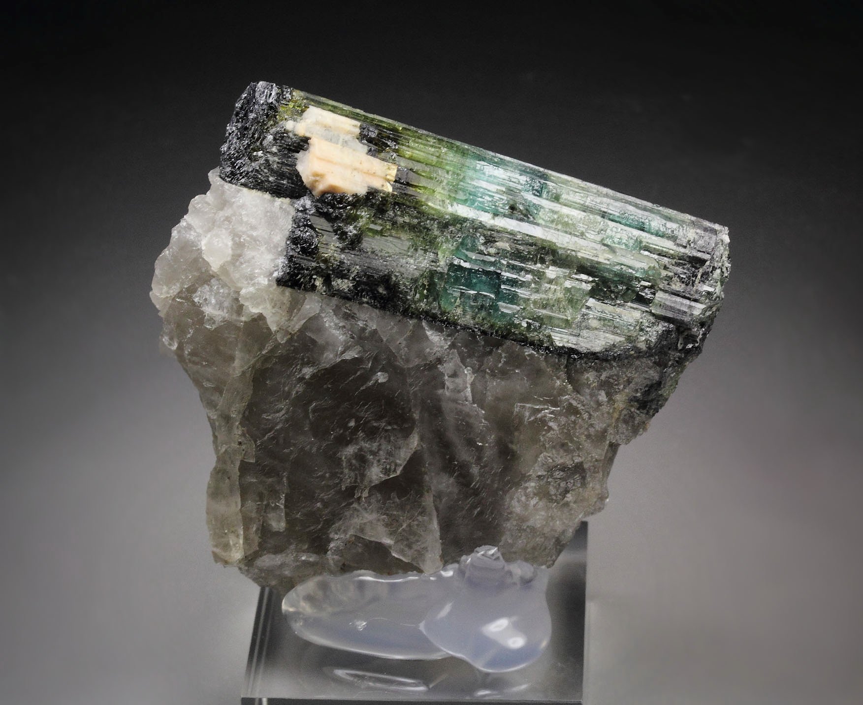 new find - gemmy TOURMALINE var. ELBAITE