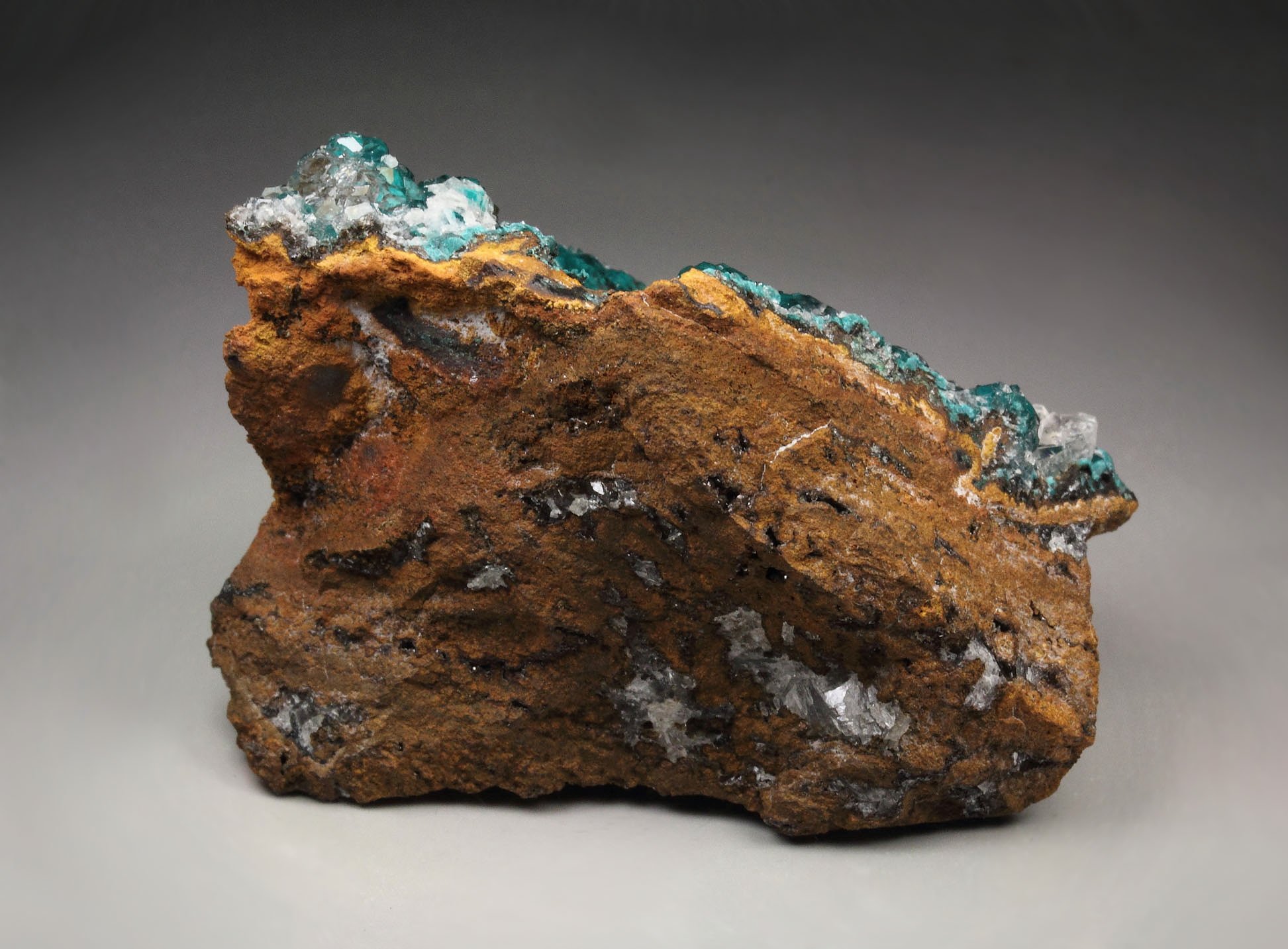 ROSASITE, CALCITE