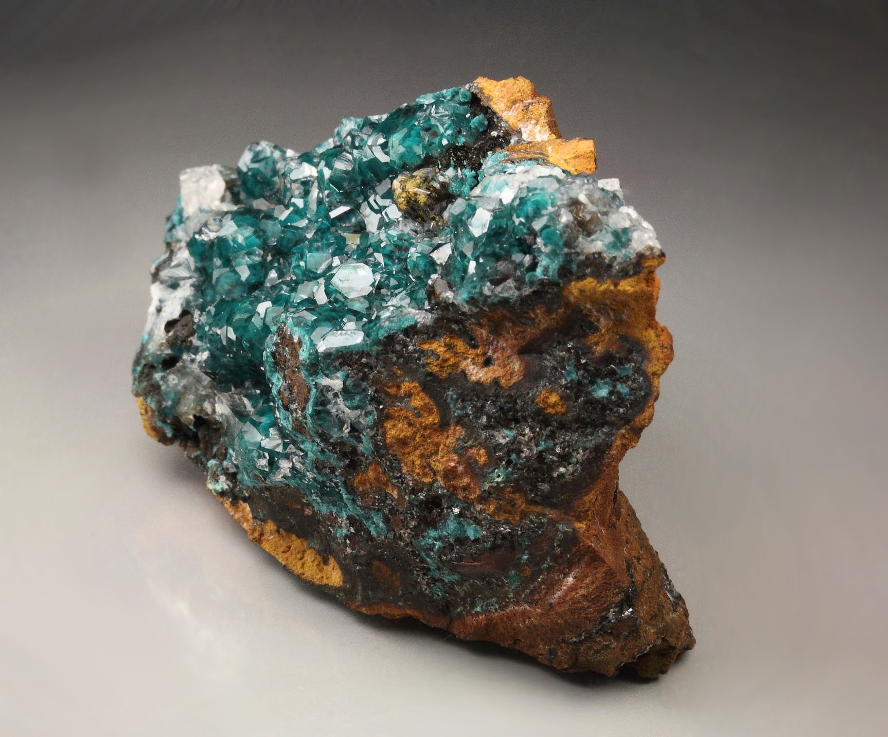 ROSASITE, CALCITE