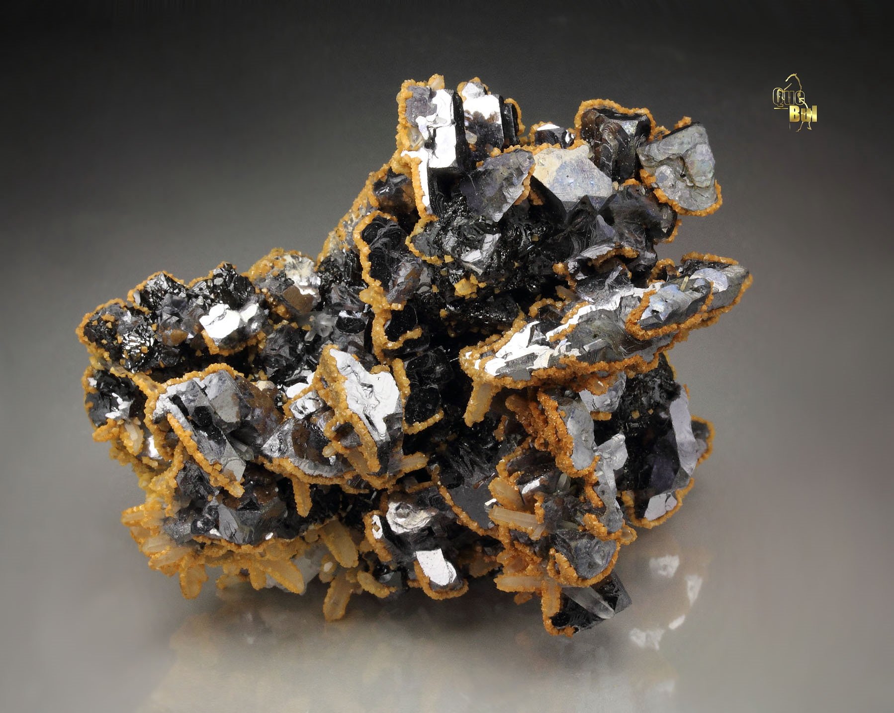 GALENA - two habits, QUARTZ, SPHALERITE