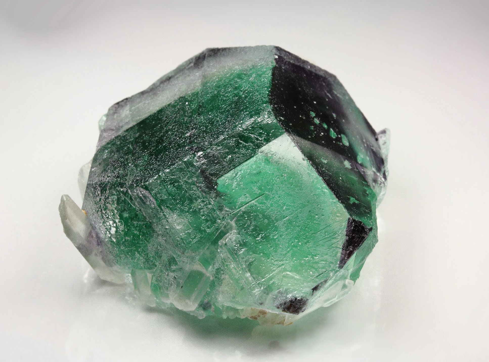 FLUORITE with PHANTOMS, QUARTZ