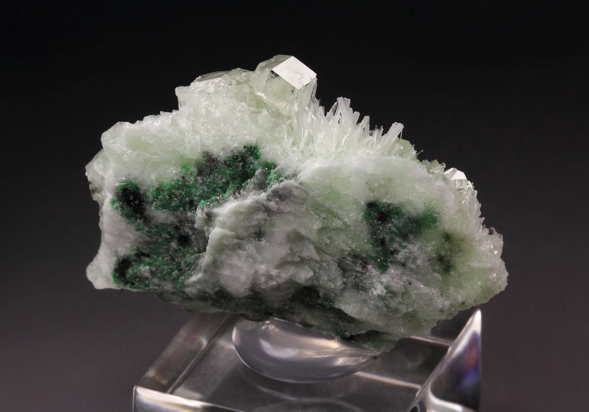 colorless gem GARNET var. GROSSULAR, DIOPSIDE