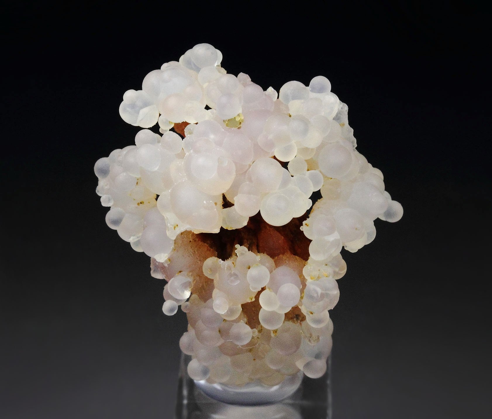 orange SCOLECITE, CHALCEDONY