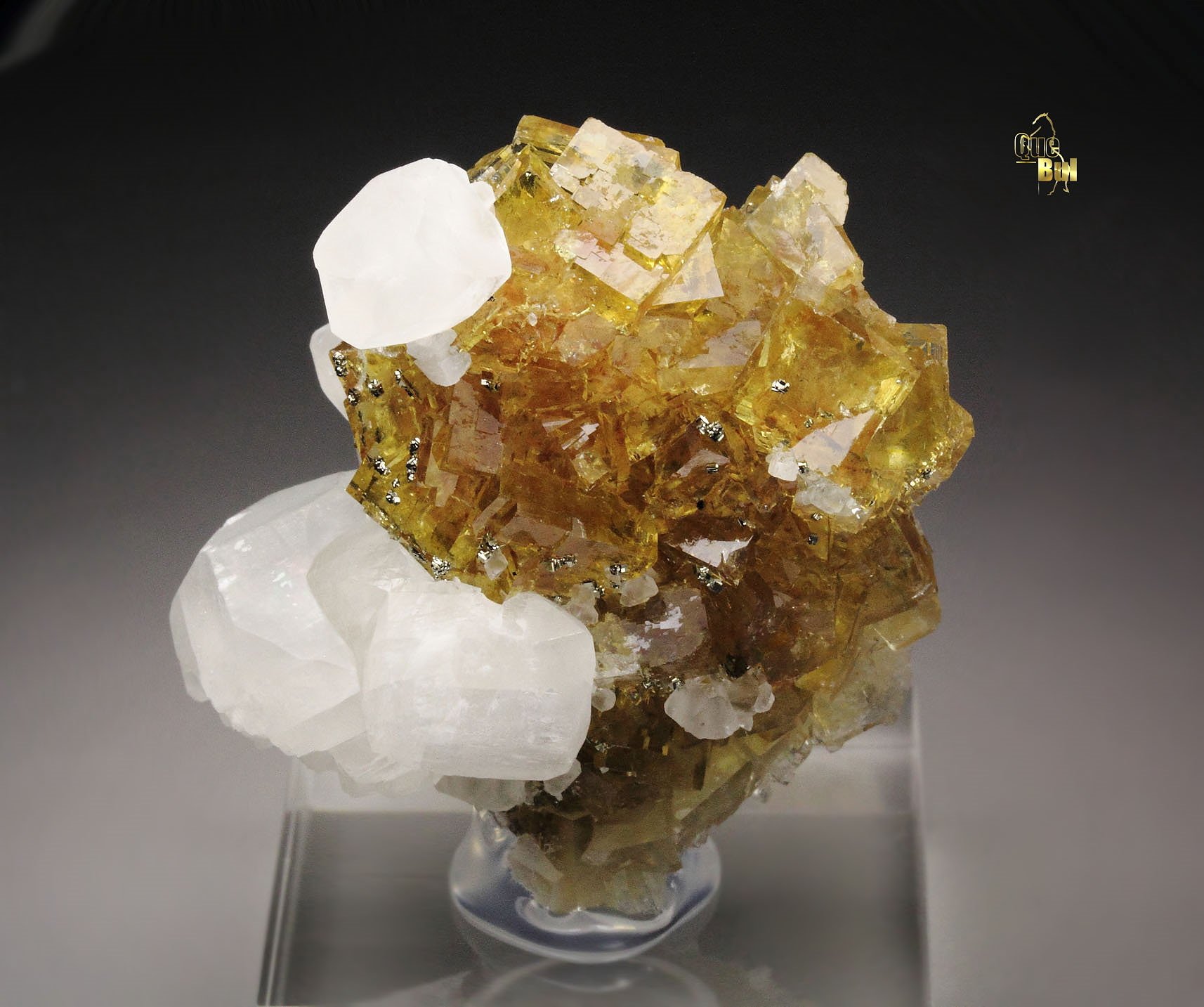 FLUORITE, CALCITE, PYRITE