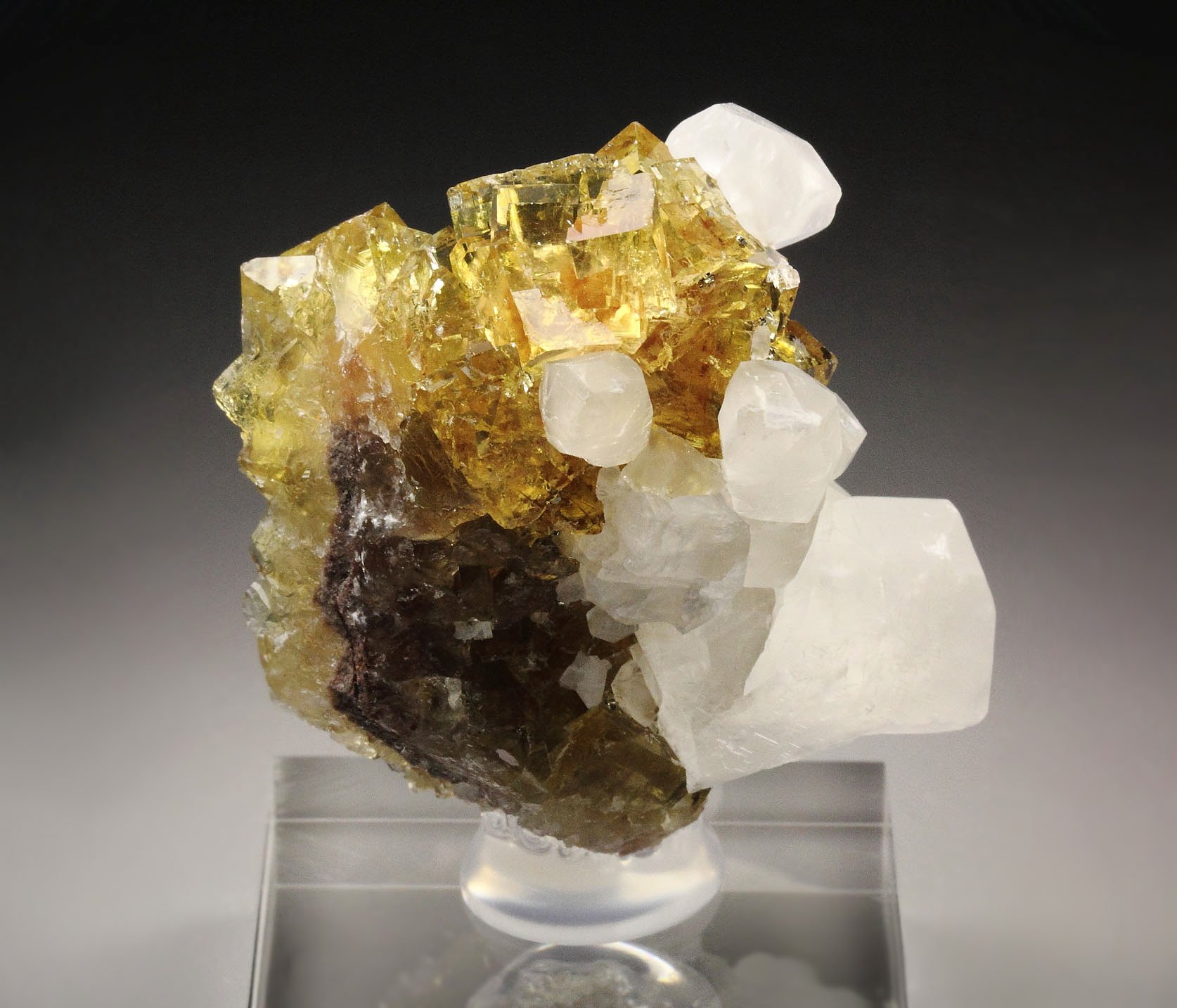 FLUORITE, CALCITE, PYRITE