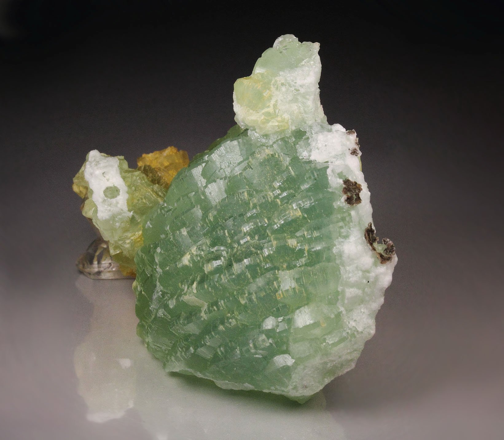 PREHNITE, QUARTZ