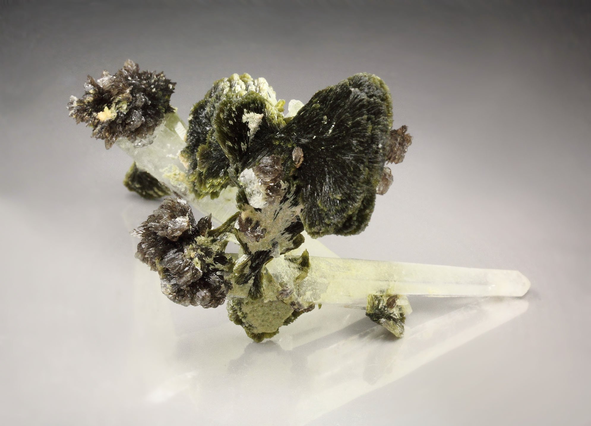 EPIDOTE, AXINITE-Fe, QUARTZ 