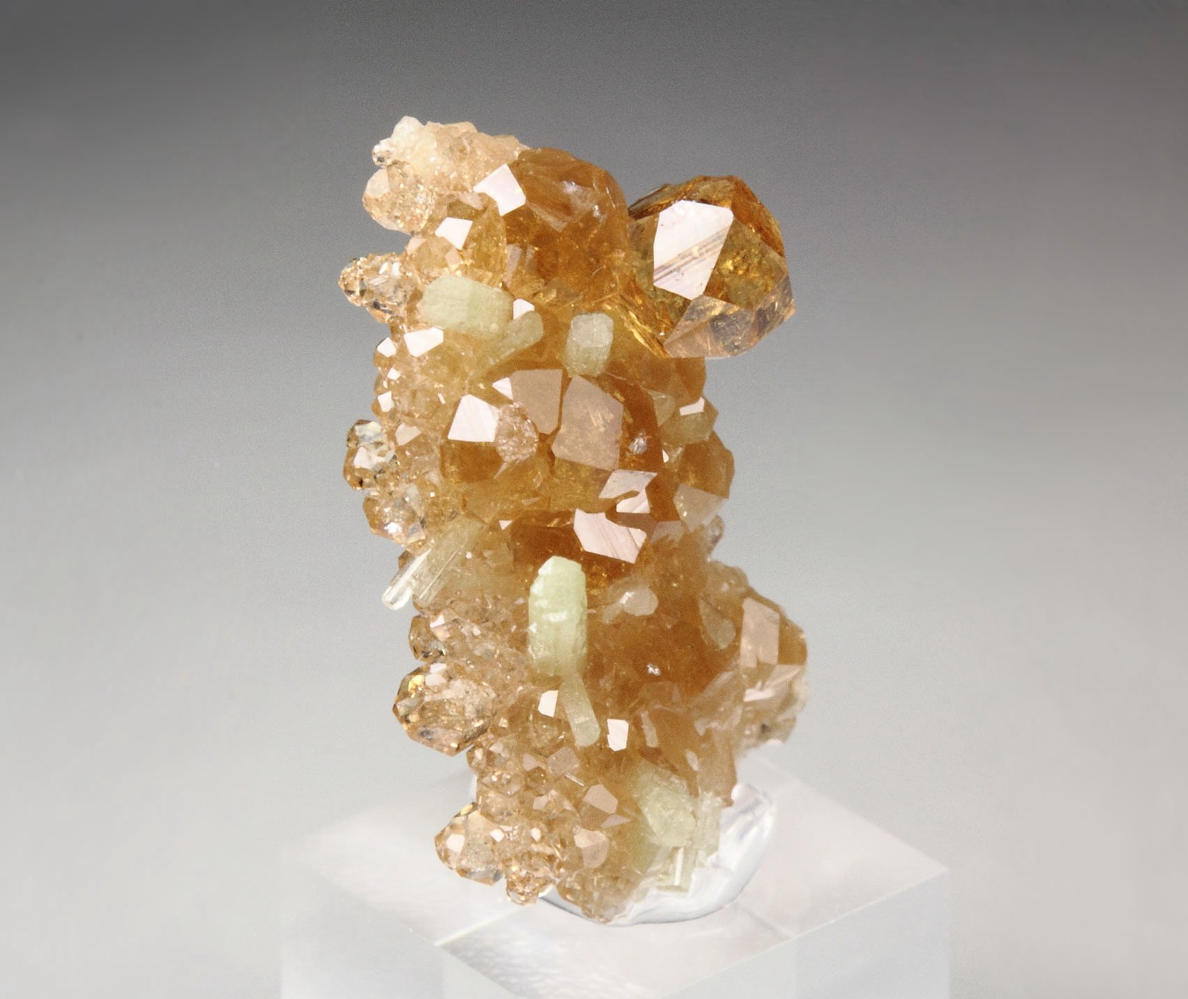 gem GARNET var. GROSSULAR, DIOPSIDE