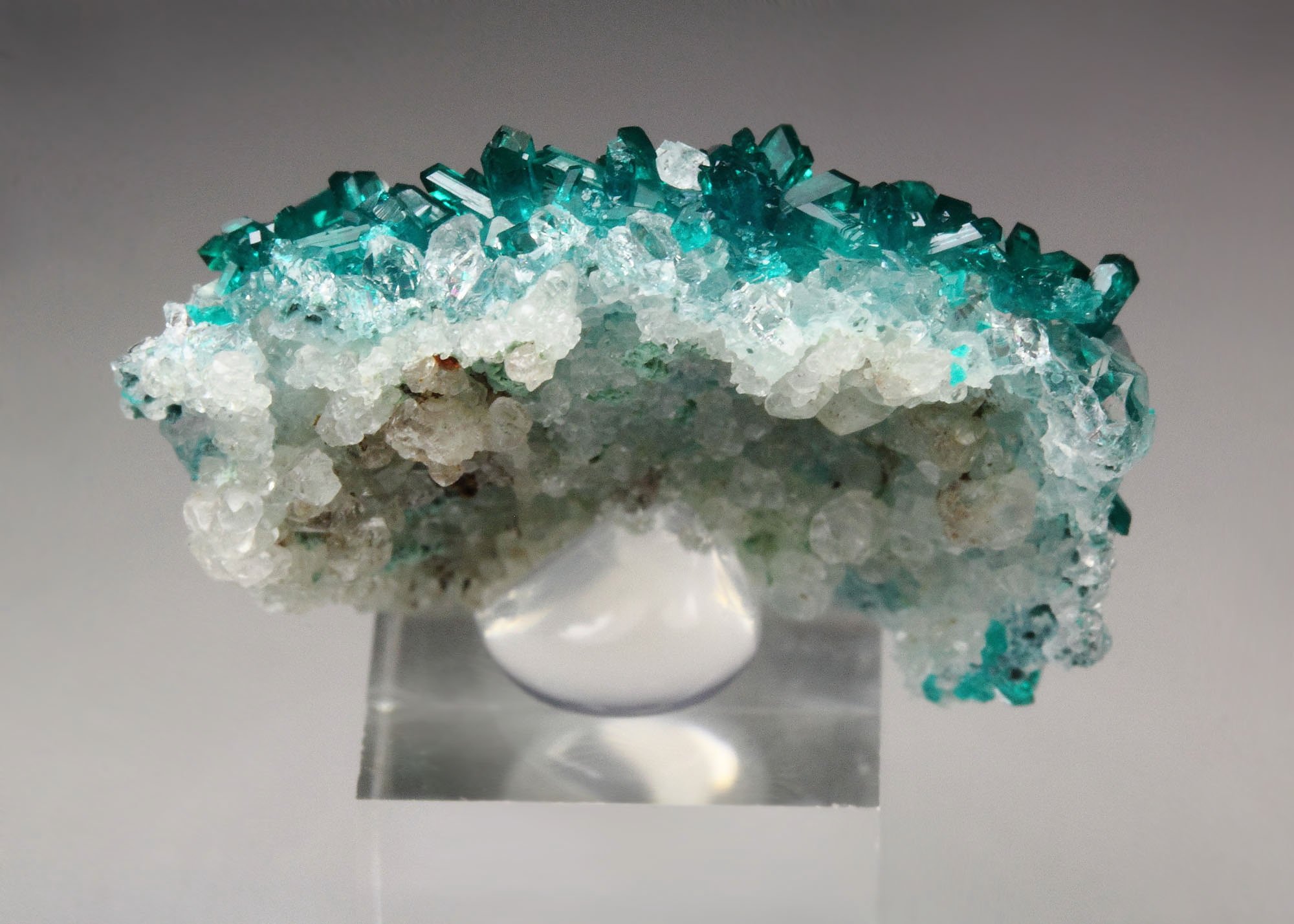 gemmy DIOPTASE, QUARTZ, SHATTUCKITE