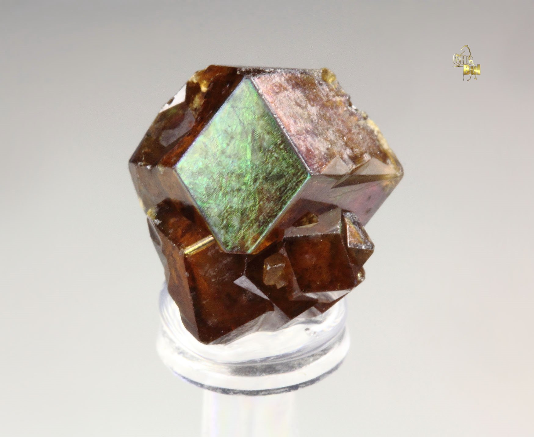 iridescent rainbow GARNET var. ANDRADITE