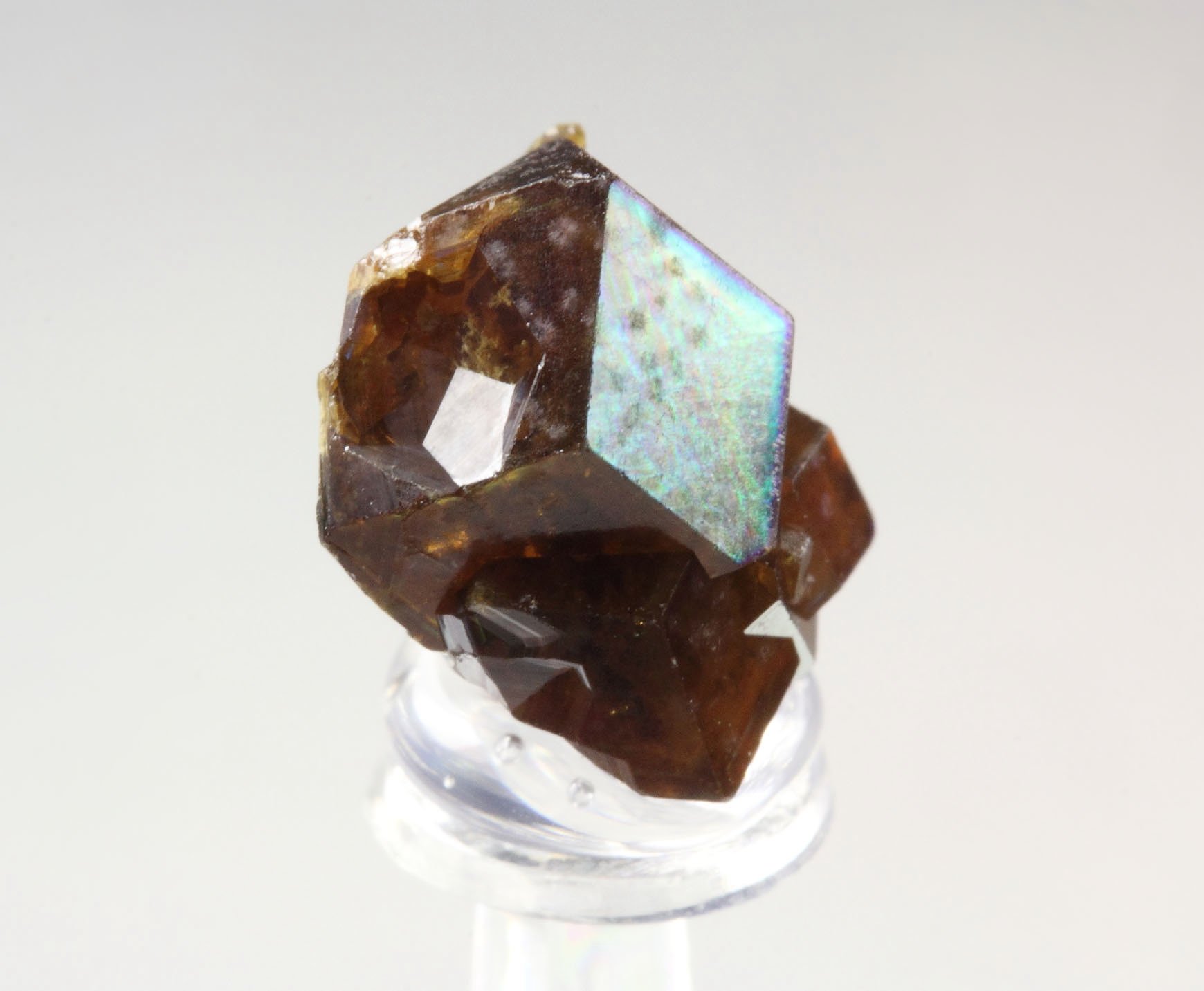 iridescent rainbow GARNET var. ANDRADITE