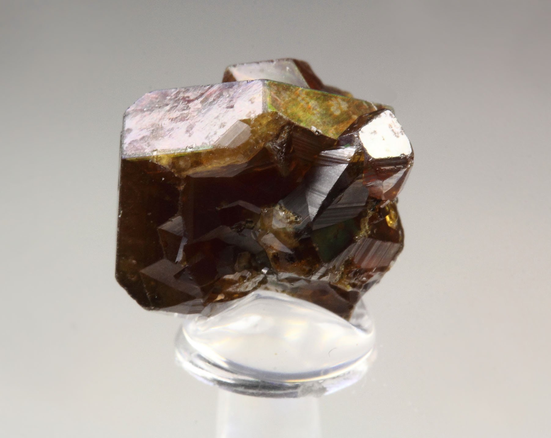 iridescent rainbow GARNET var. ANDRADITE