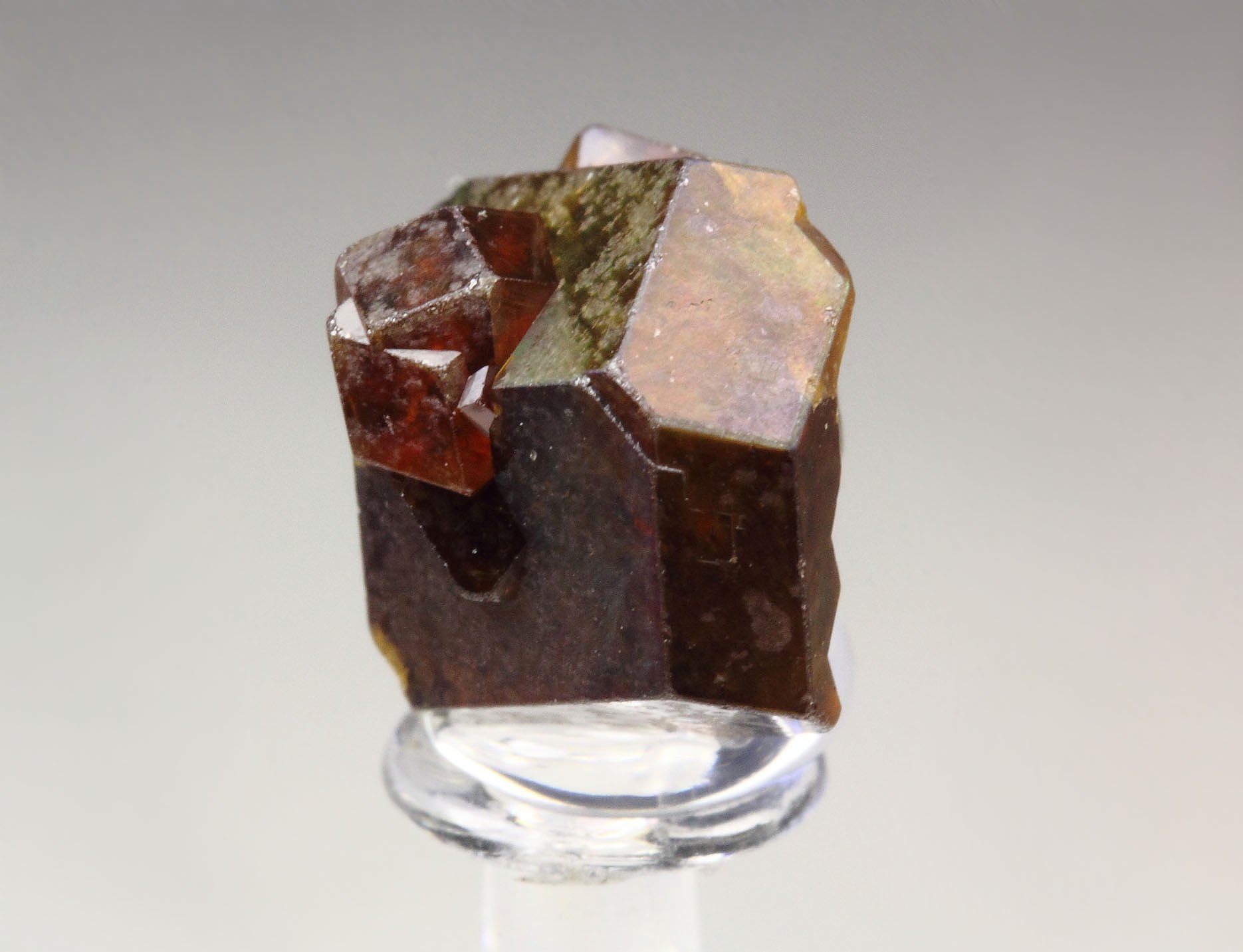 iridescent rainbow GARNET var. ANDRADITE