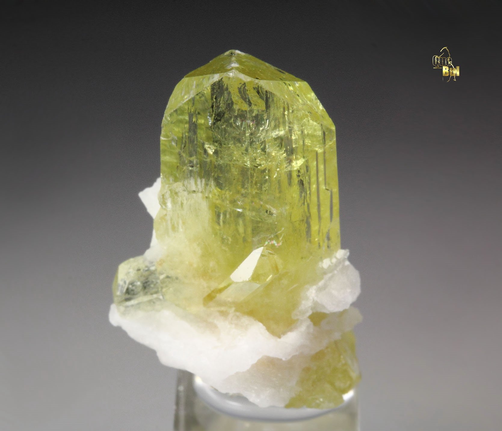 gem BRAZILIANITE, ALBITE