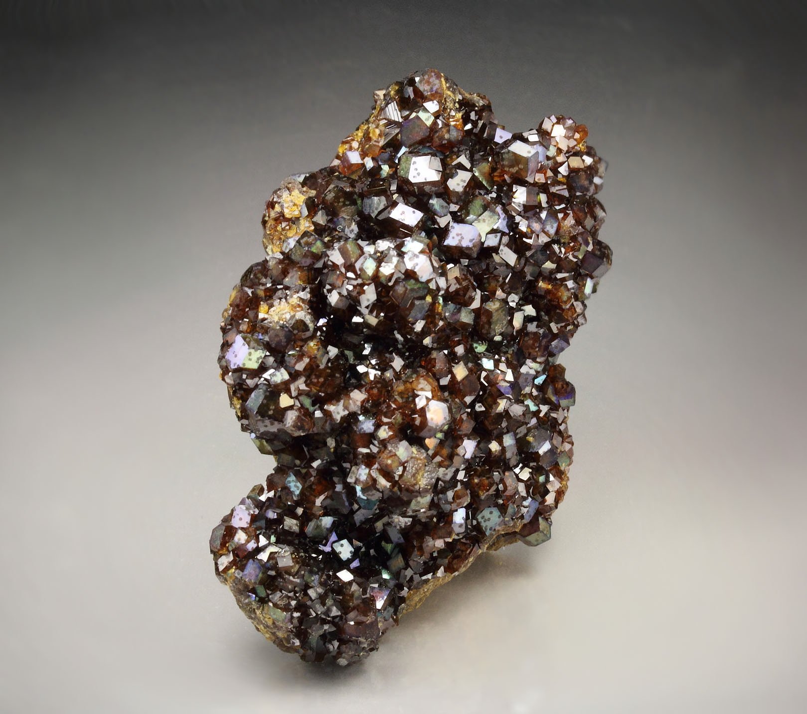 iridescent rainbow GARNET var. ANDRADITE